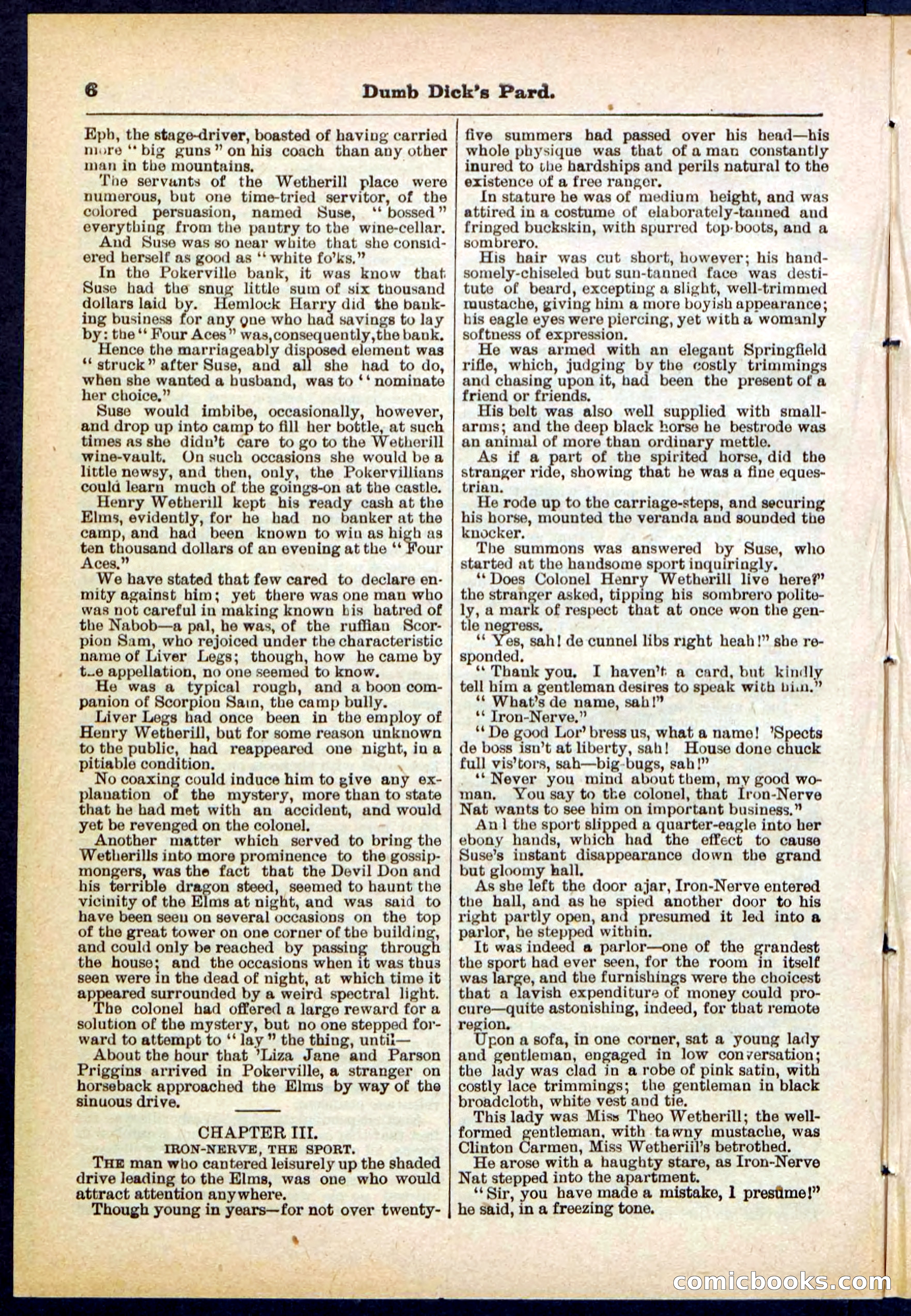 Beadle's Pocket Library No. 294 — page 6 of 32
