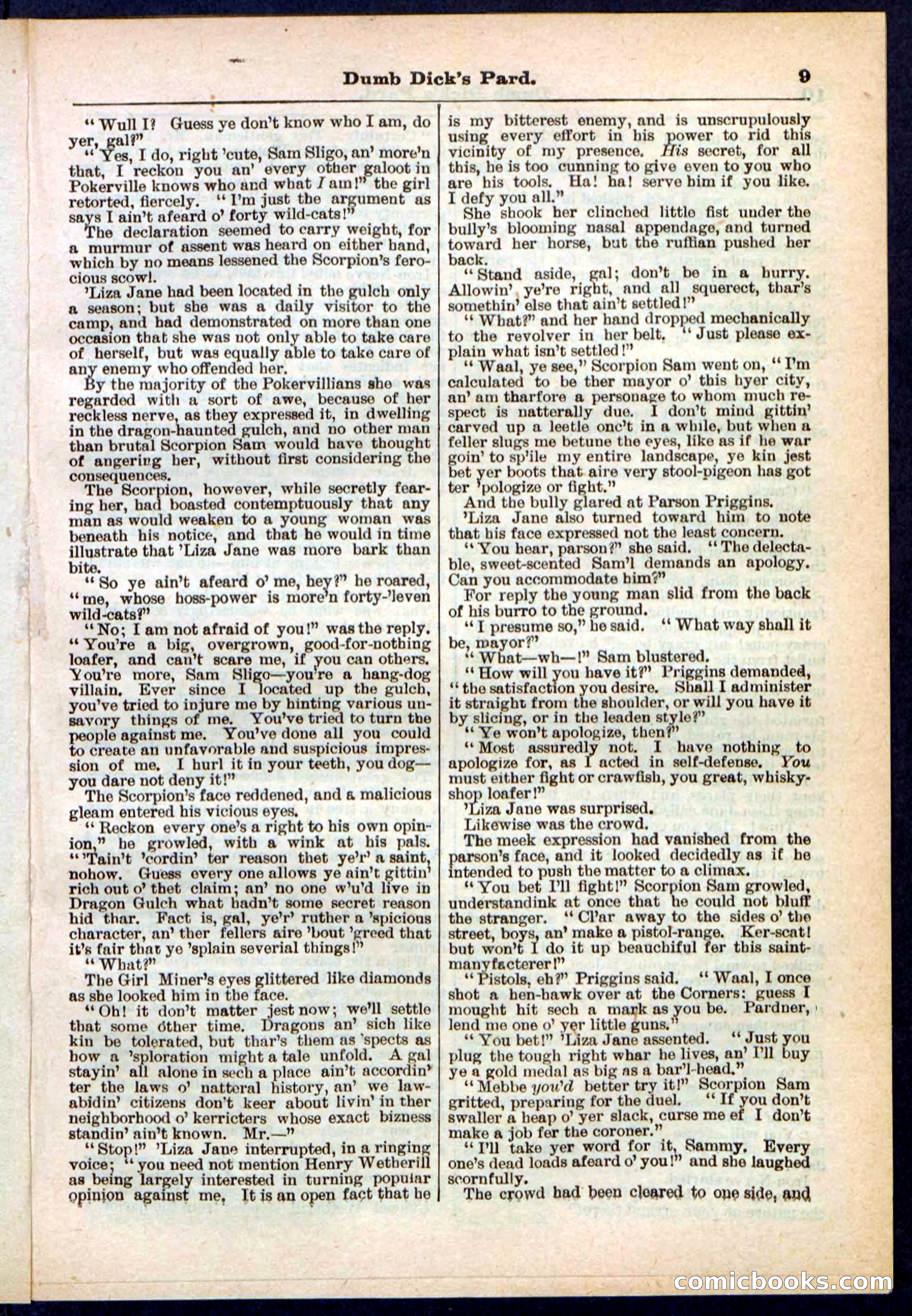 Beadle's Pocket Library No. 294 — page 9 of 32
