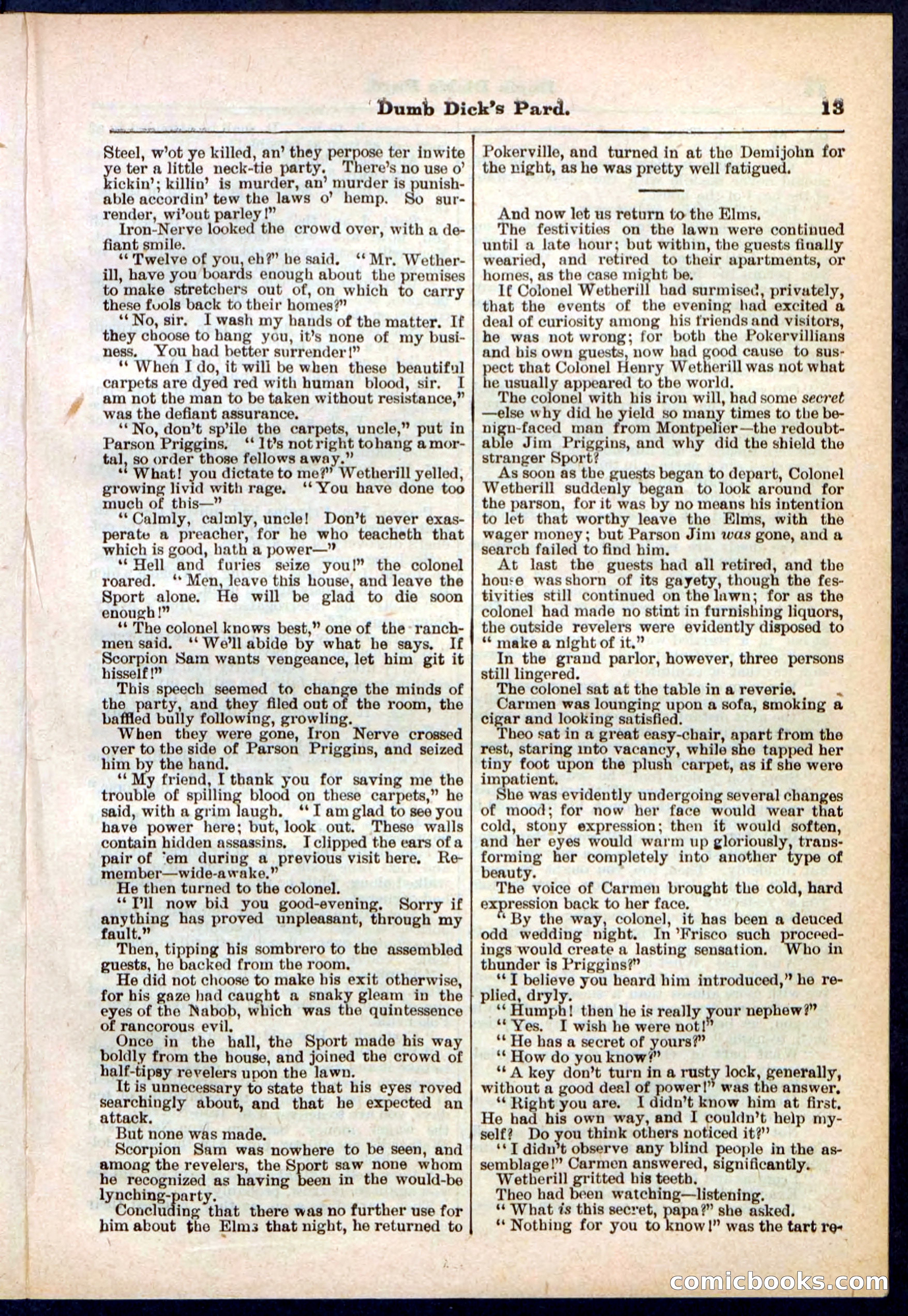Beadle's Pocket Library No. 294 — page 13 of 32