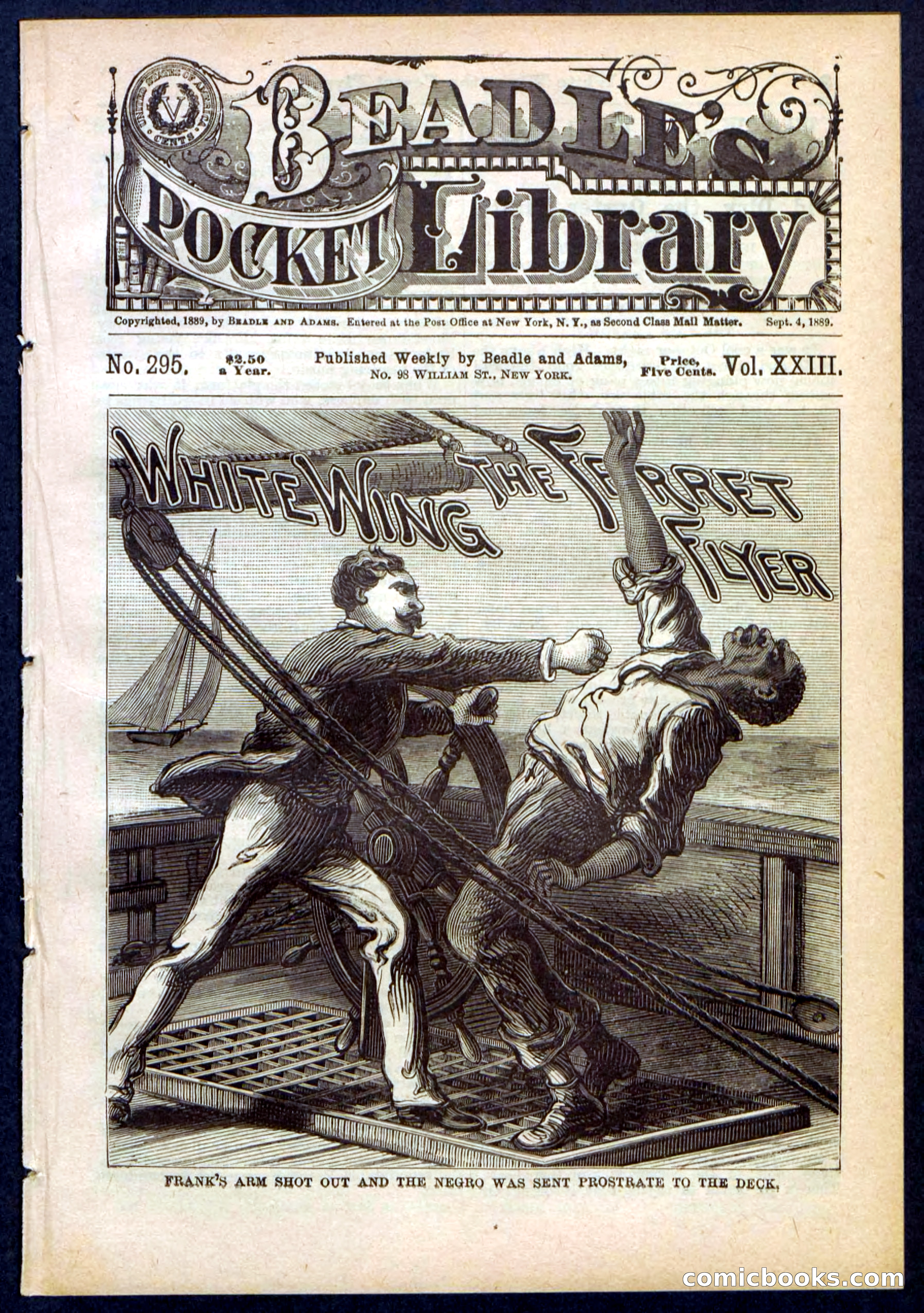 Beadle's Pocket Library No. 295 — page 1 of 32