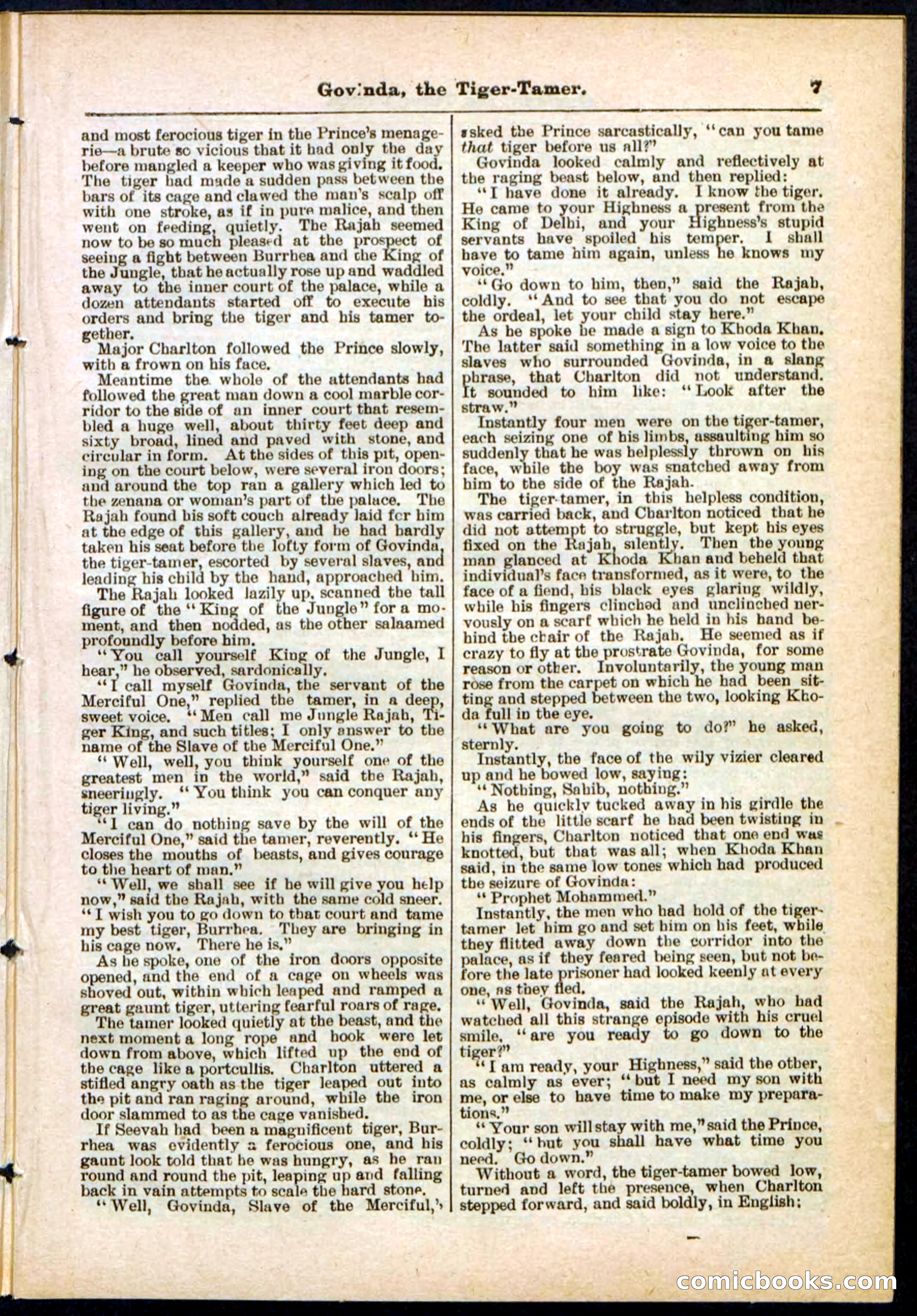 Beadle's Pocket Library No. 296 — page 7 of 48