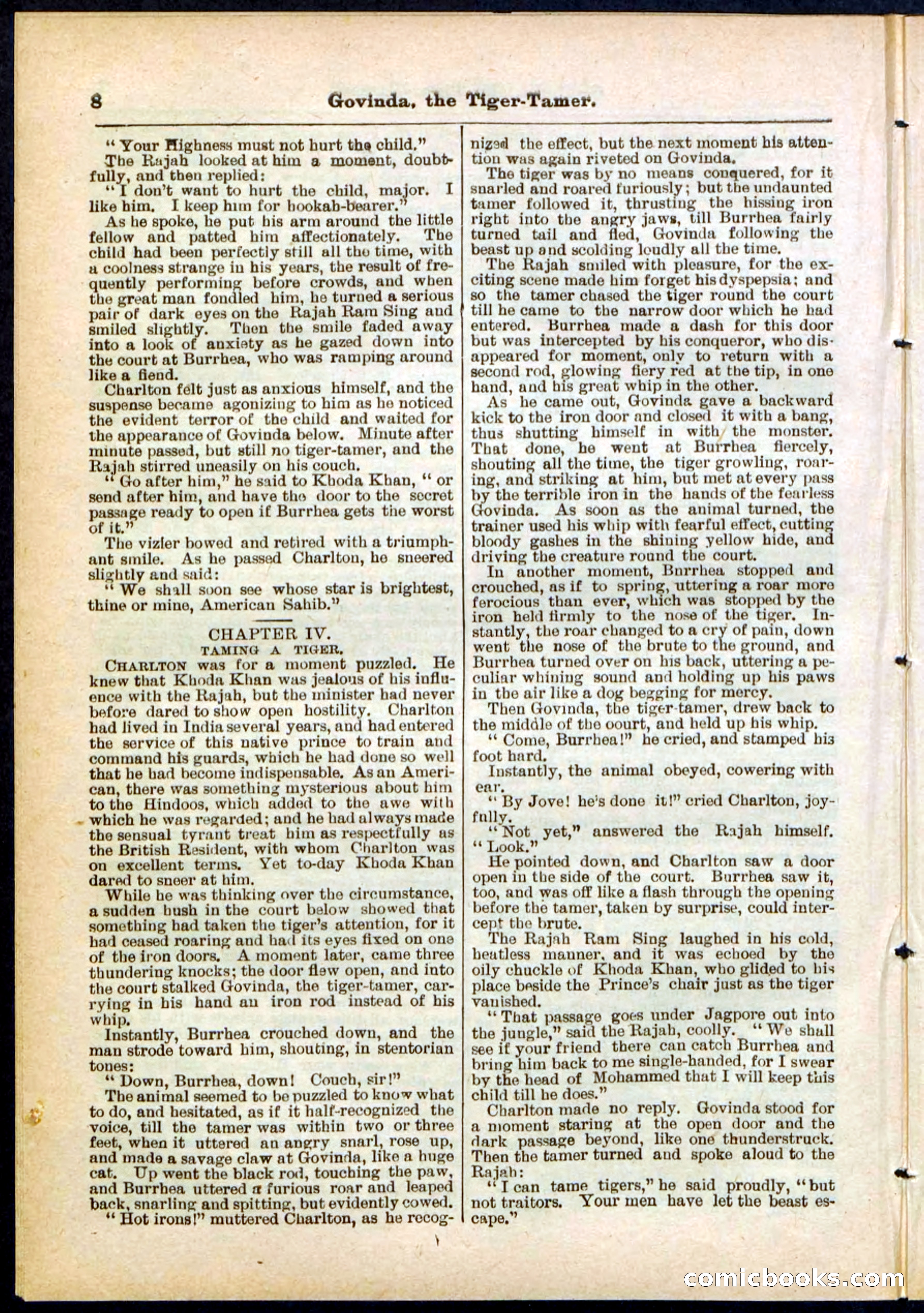 Beadle's Pocket Library No. 296 — page 8 of 48