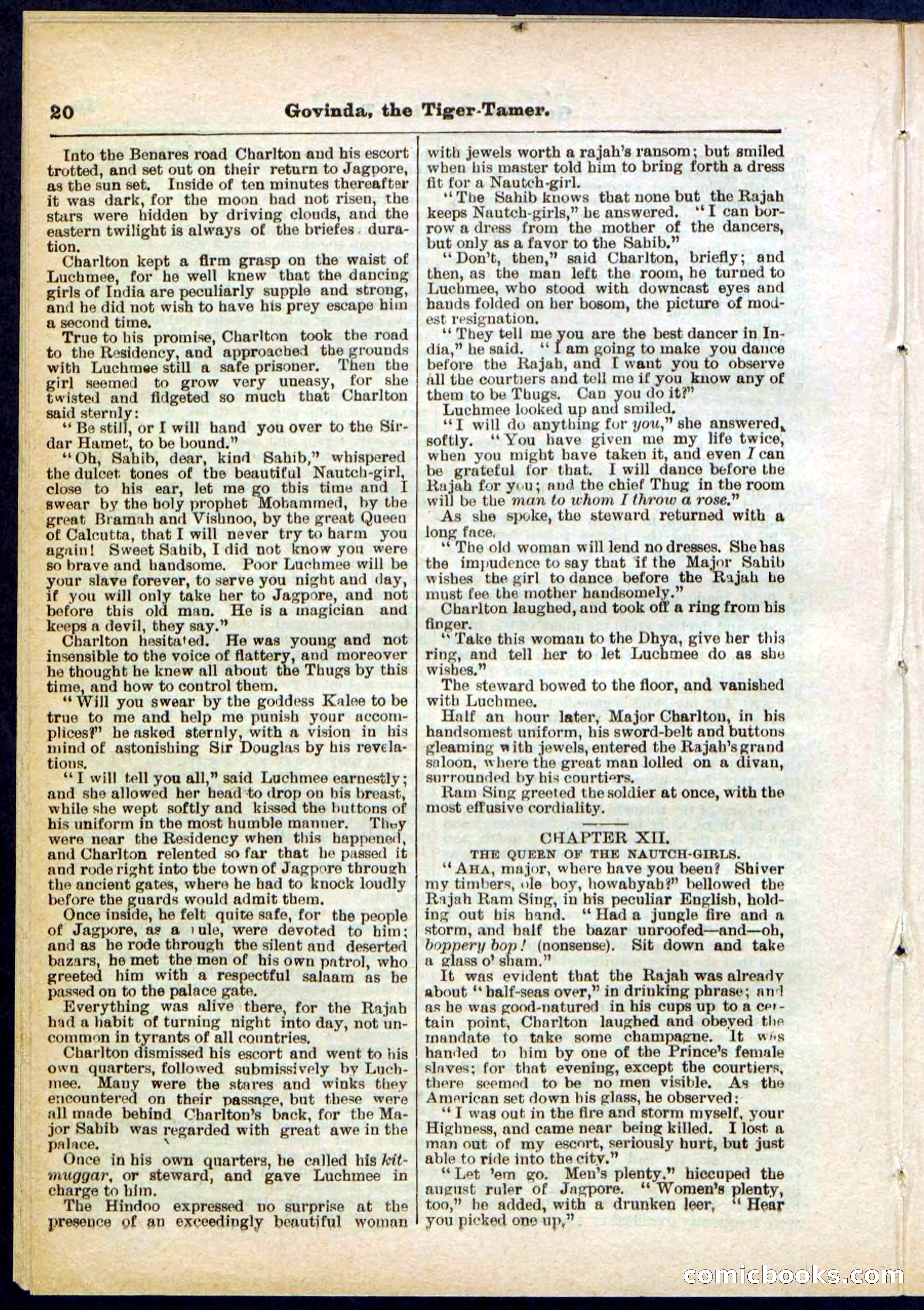 Beadle's Pocket Library No. 296 — page 20 of 48