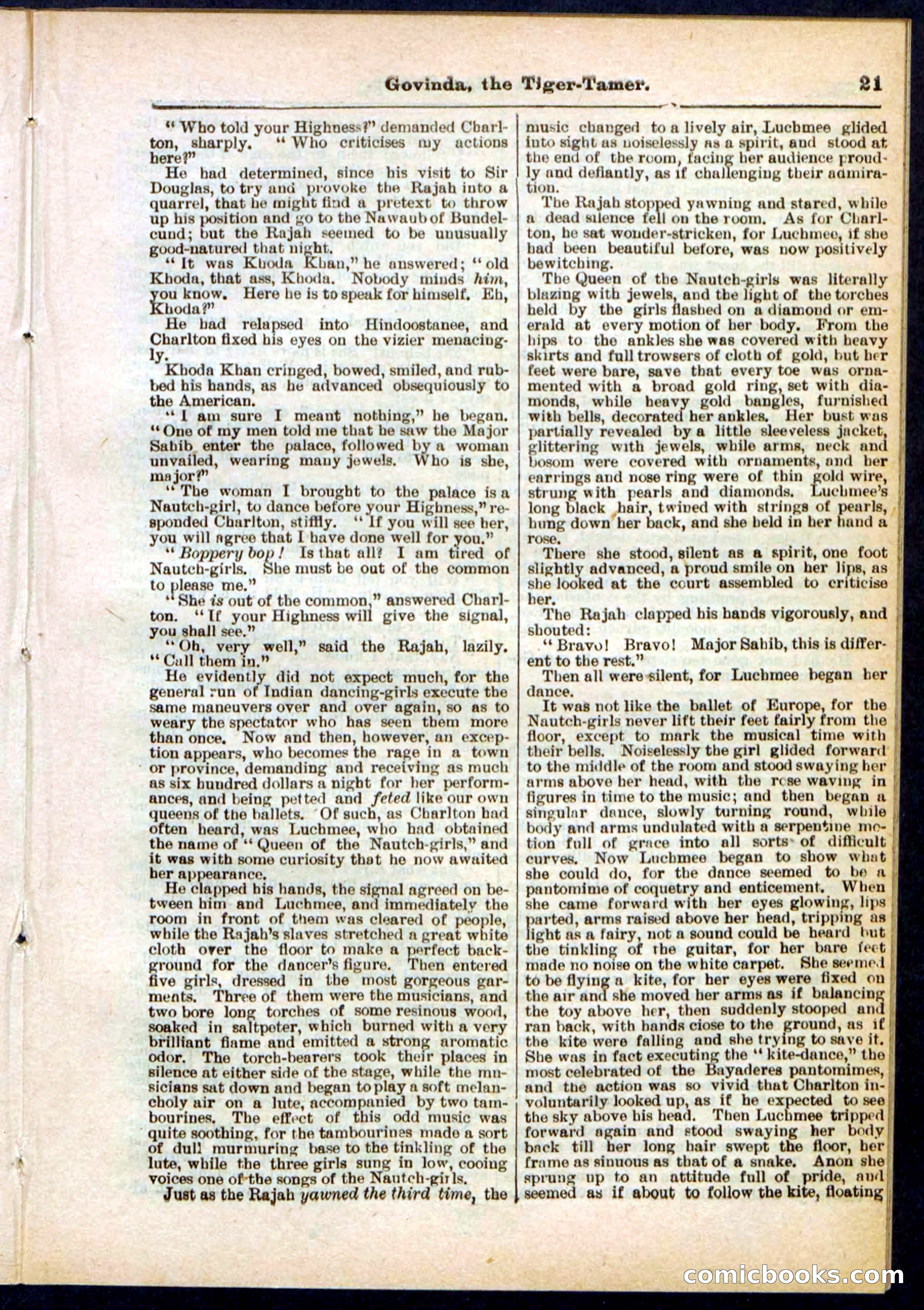 Beadle's Pocket Library No. 296 — page 21 of 48