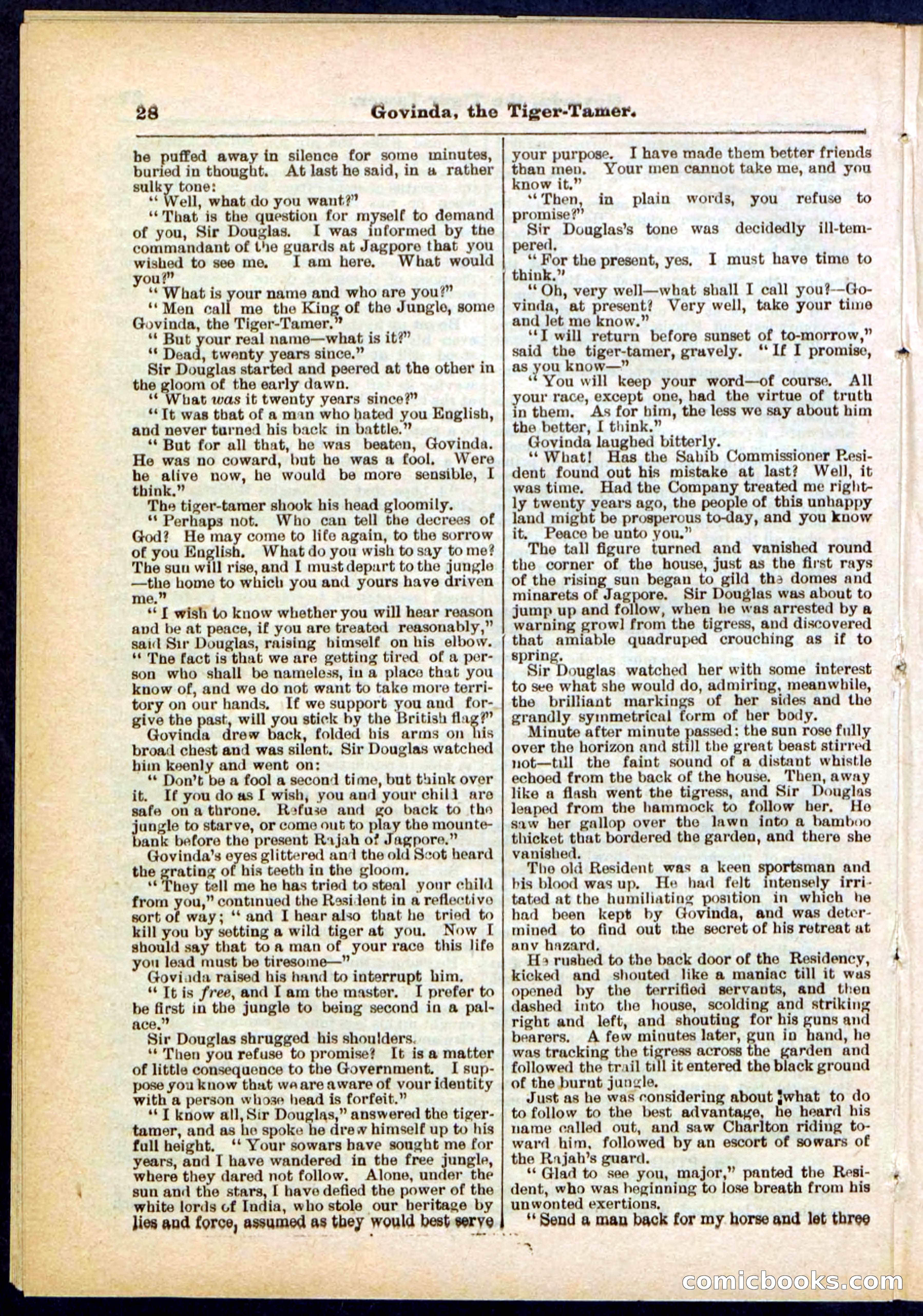 Beadle's Pocket Library No. 296 — page 28 of 48