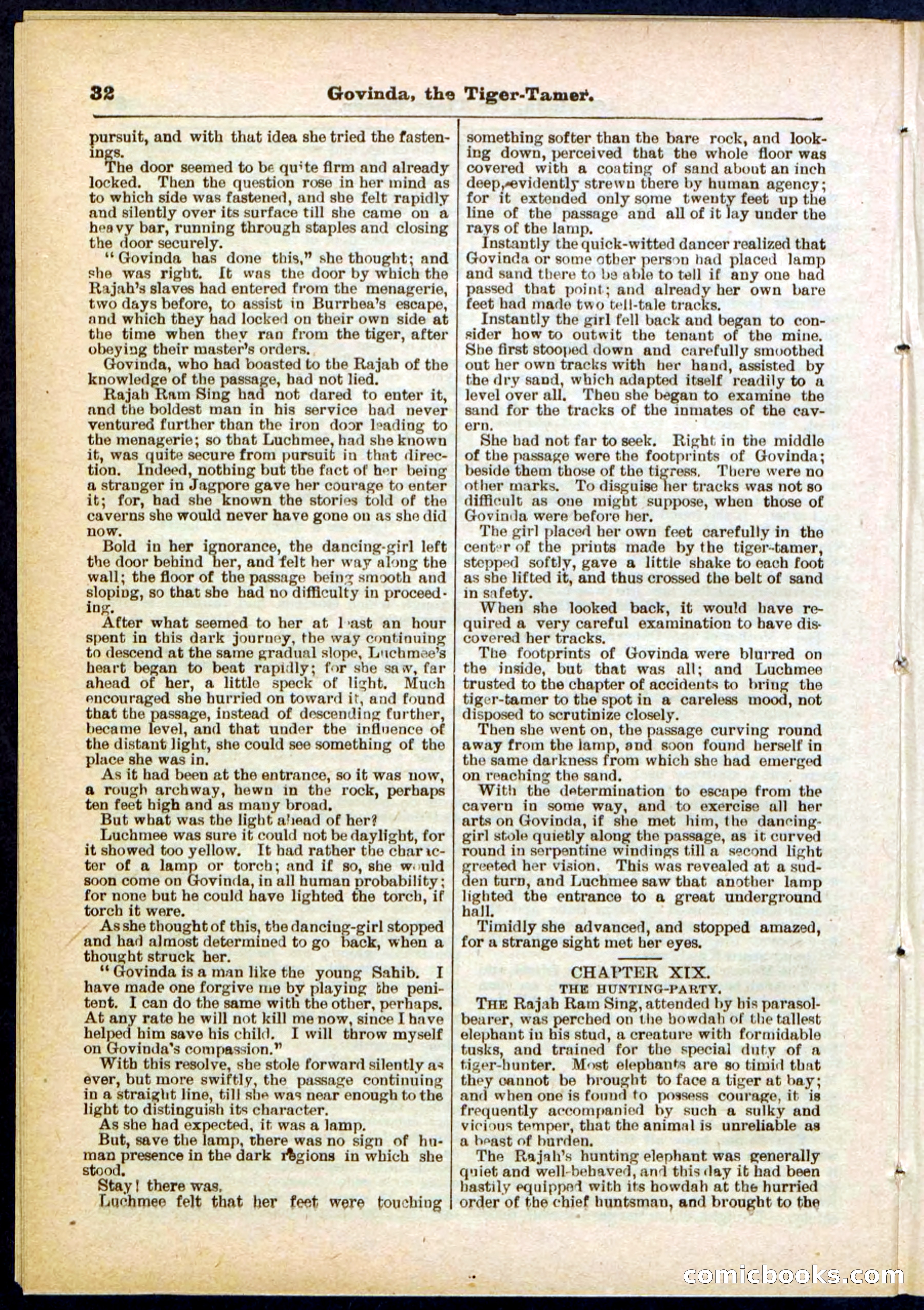 Beadle's Pocket Library No. 296 — page 32 of 48