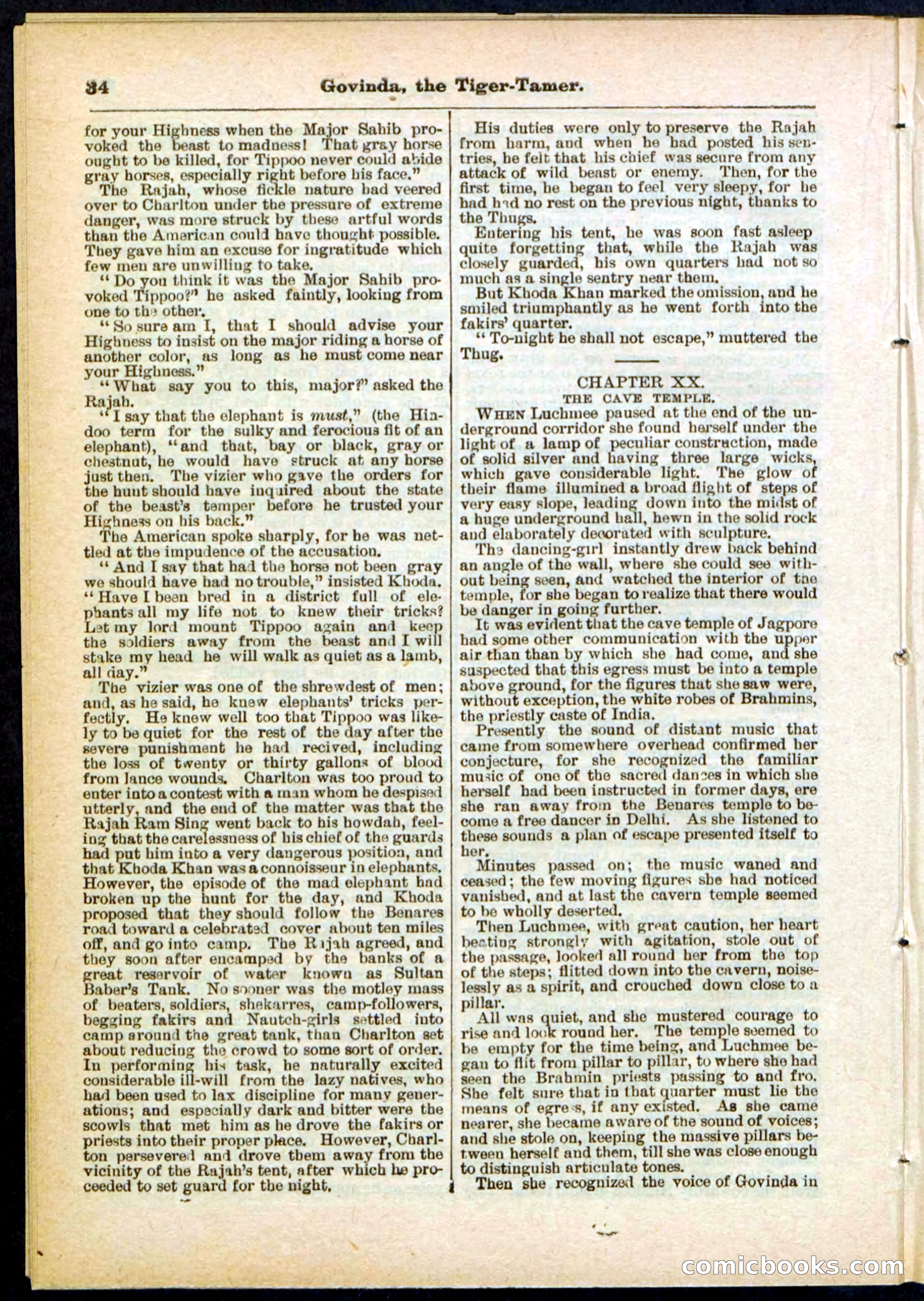 Beadle's Pocket Library No. 296 — page 34 of 48