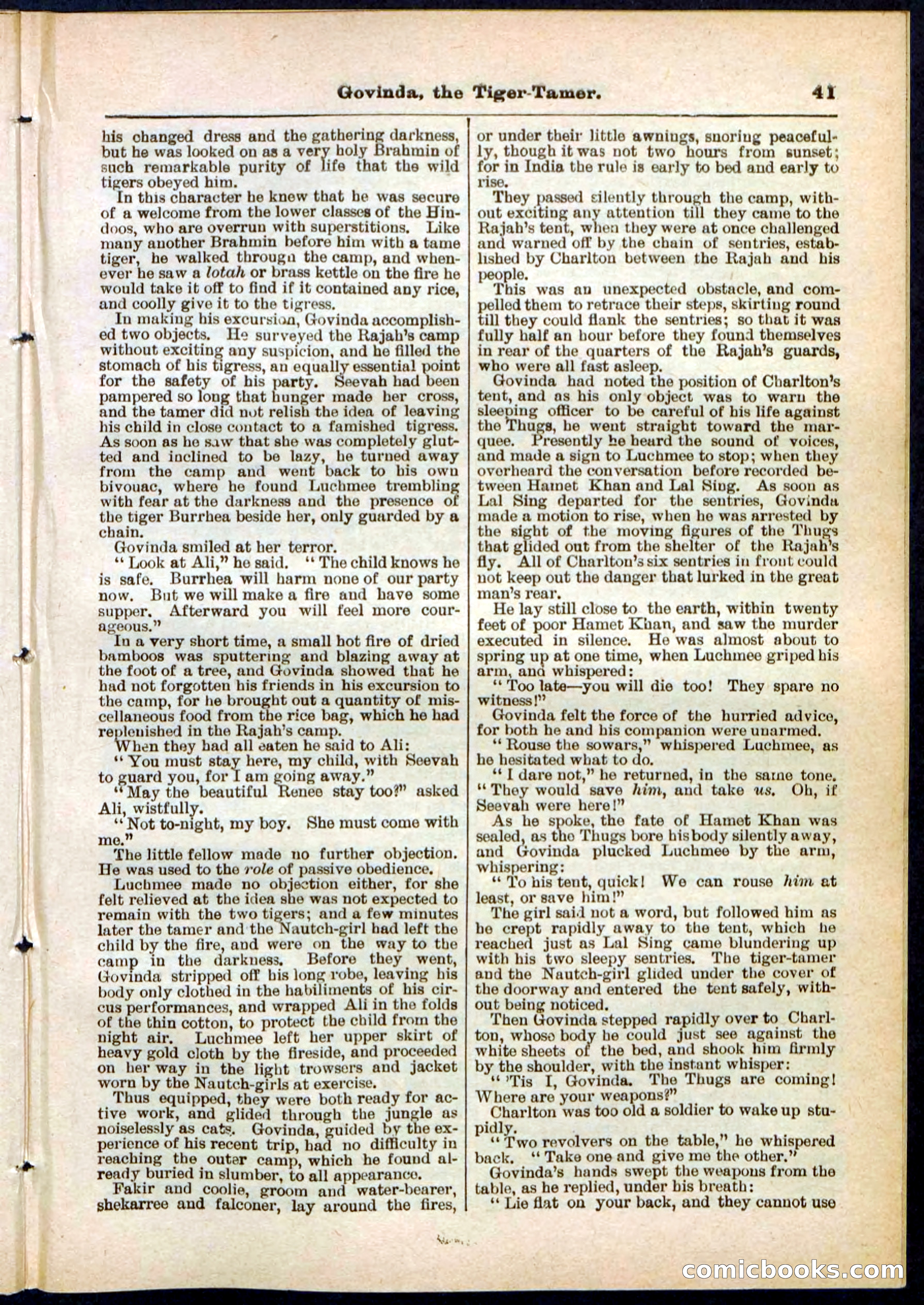Beadle's Pocket Library No. 296 — page 41 of 48