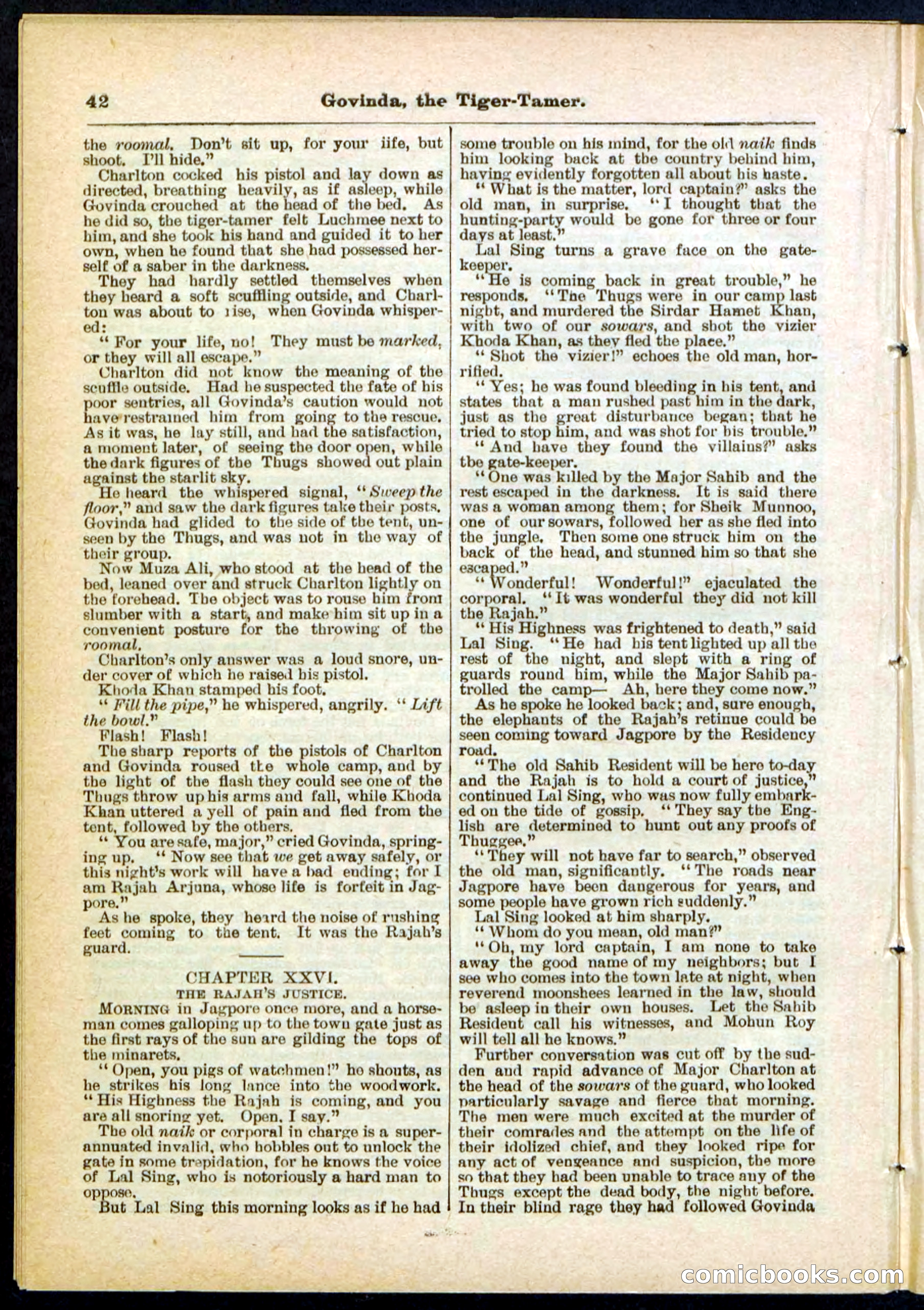 Beadle's Pocket Library No. 296 — page 42 of 48