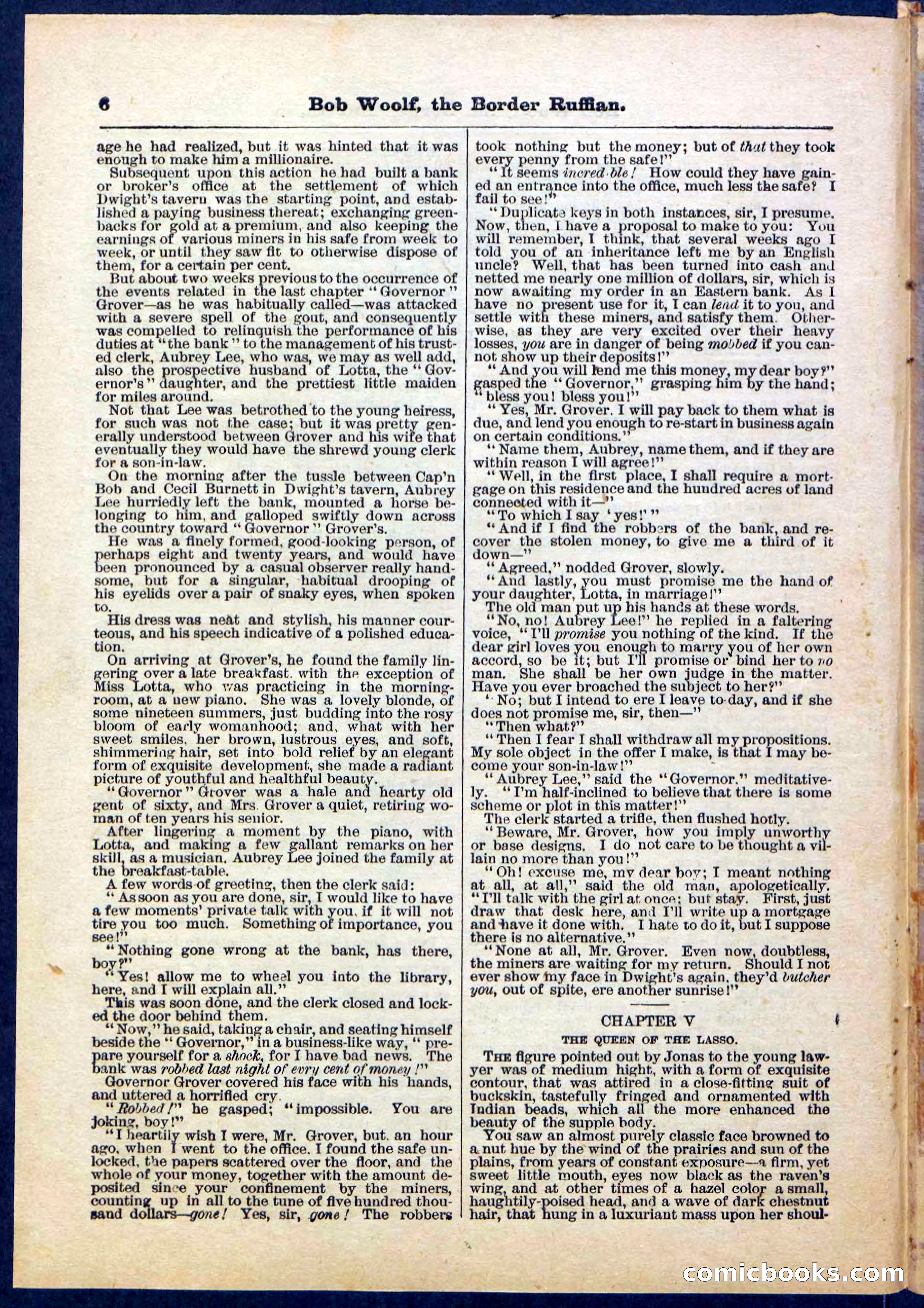 Beadle's Pocket Library, Vol. III, No. 30 — page 6 of 32