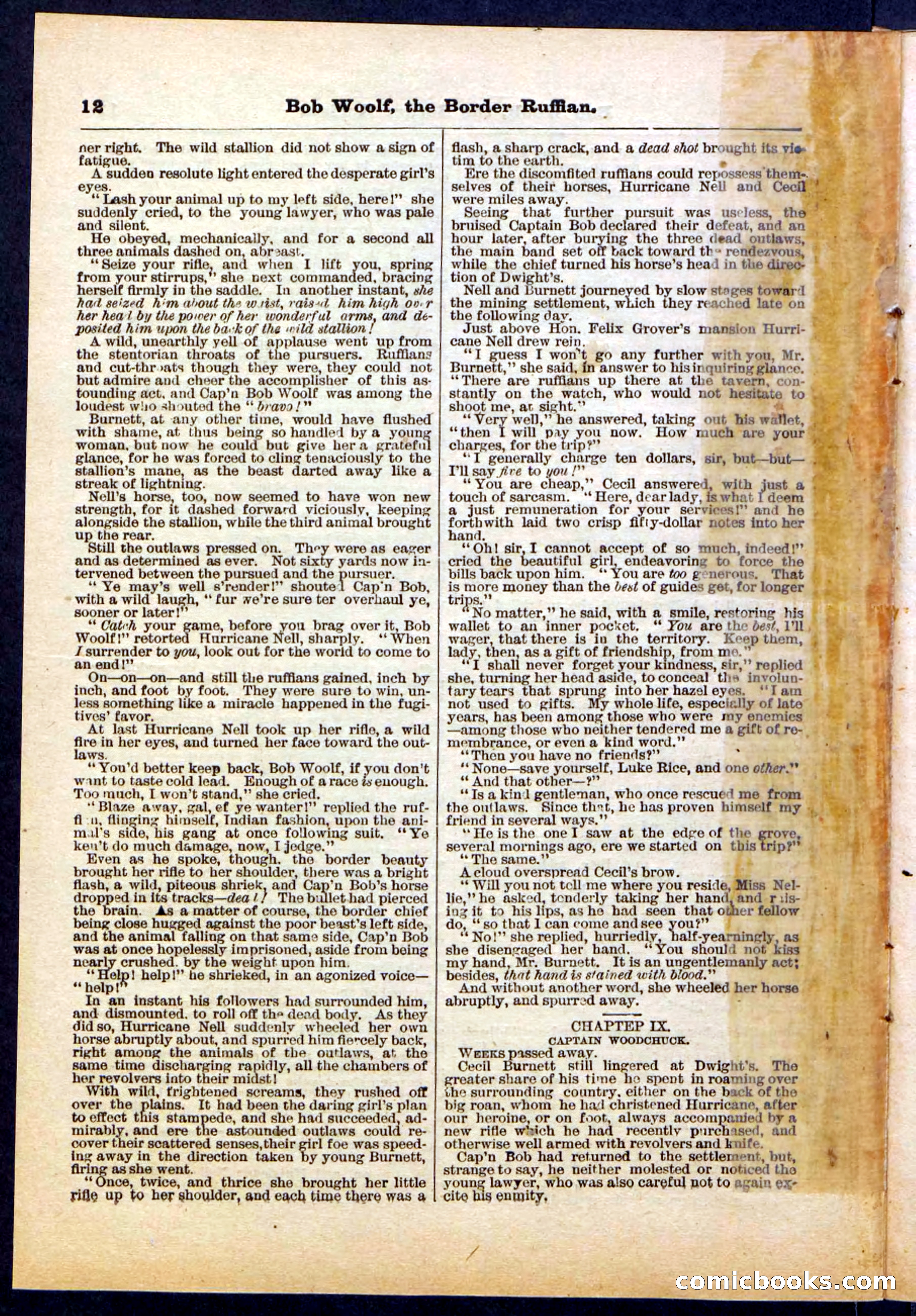 Beadle's Pocket Library, Vol. III, No. 30 — page 12 of 32