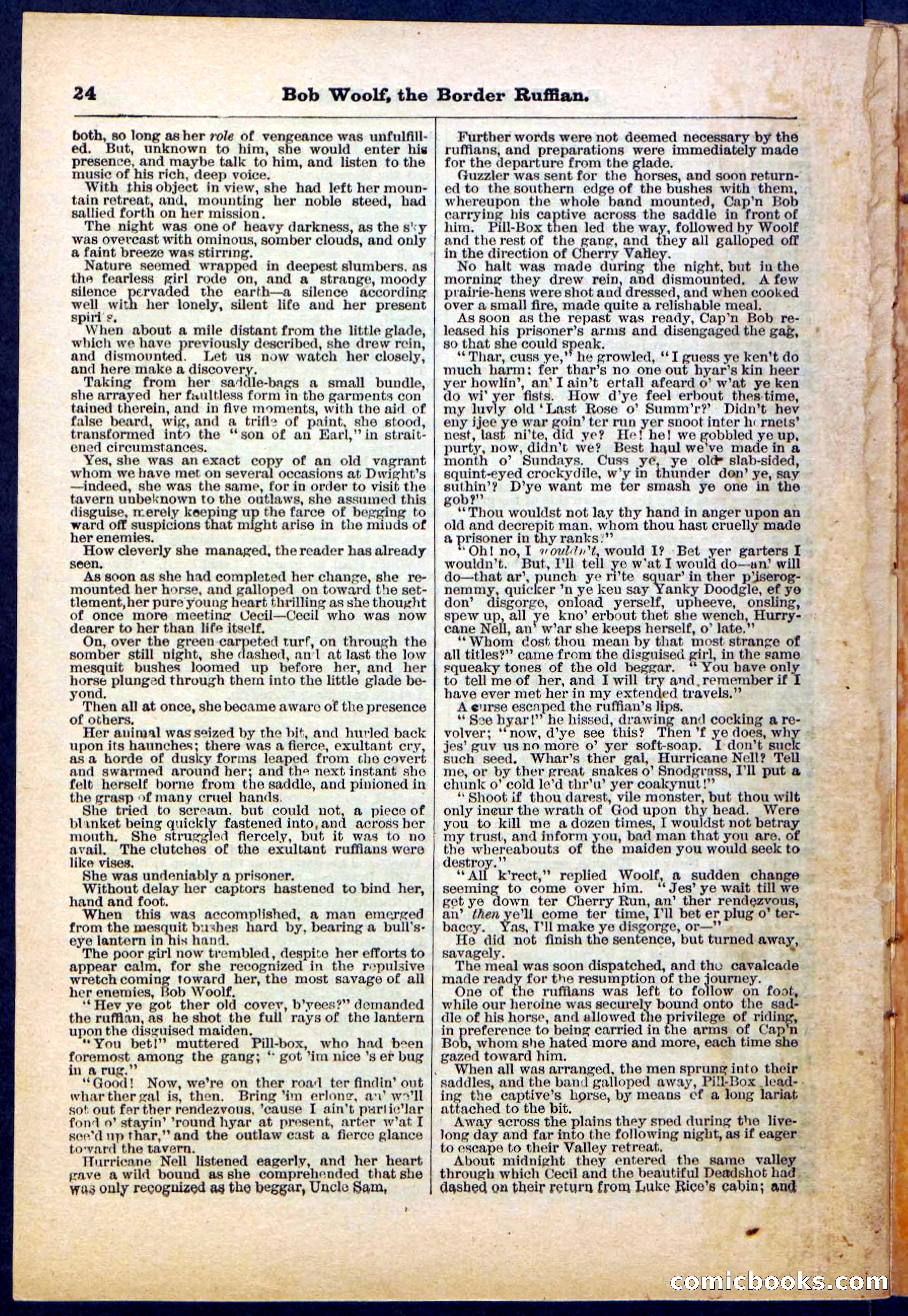 Beadle's Pocket Library, Vol. III, No. 30 — page 24 of 32