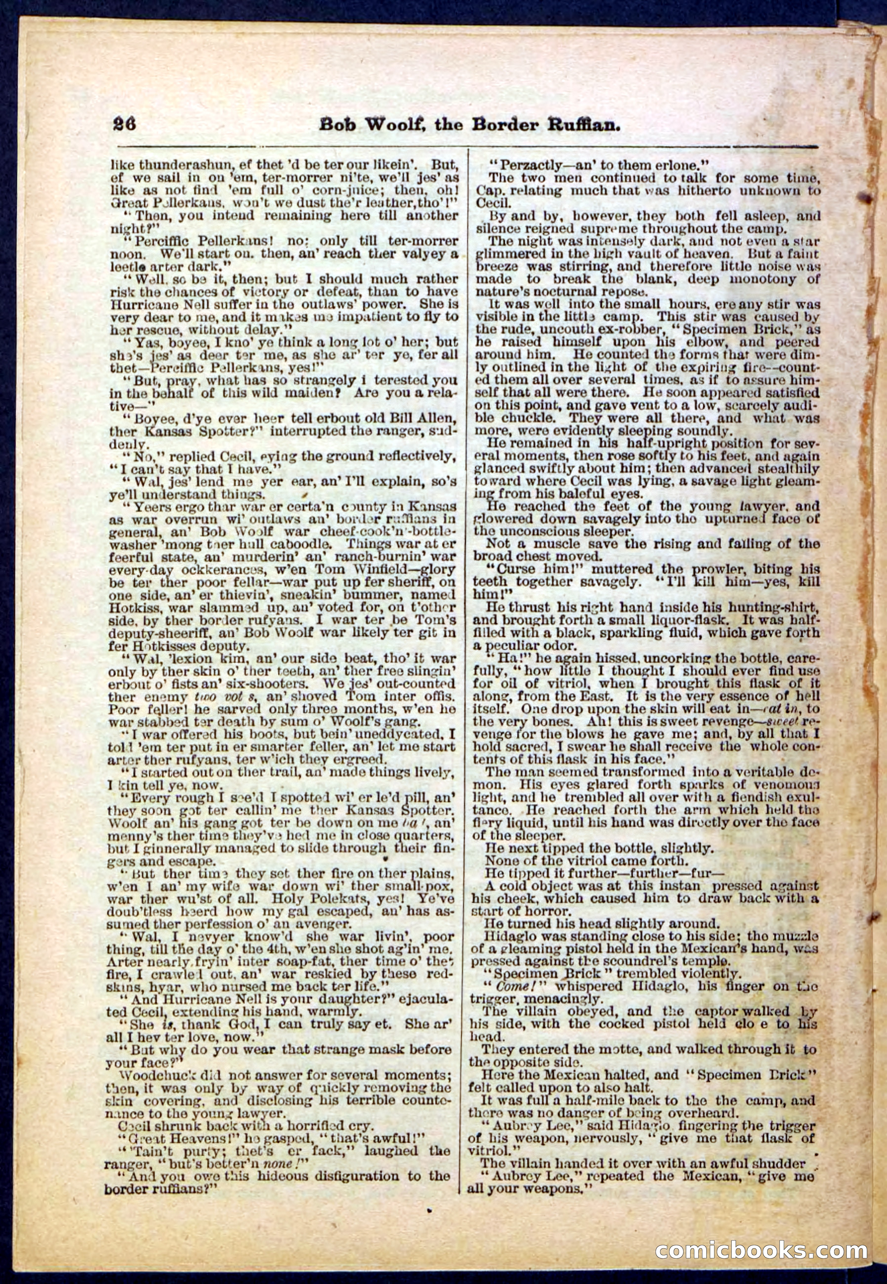 Beadle's Pocket Library, Vol. III, No. 30 — page 26 of 32