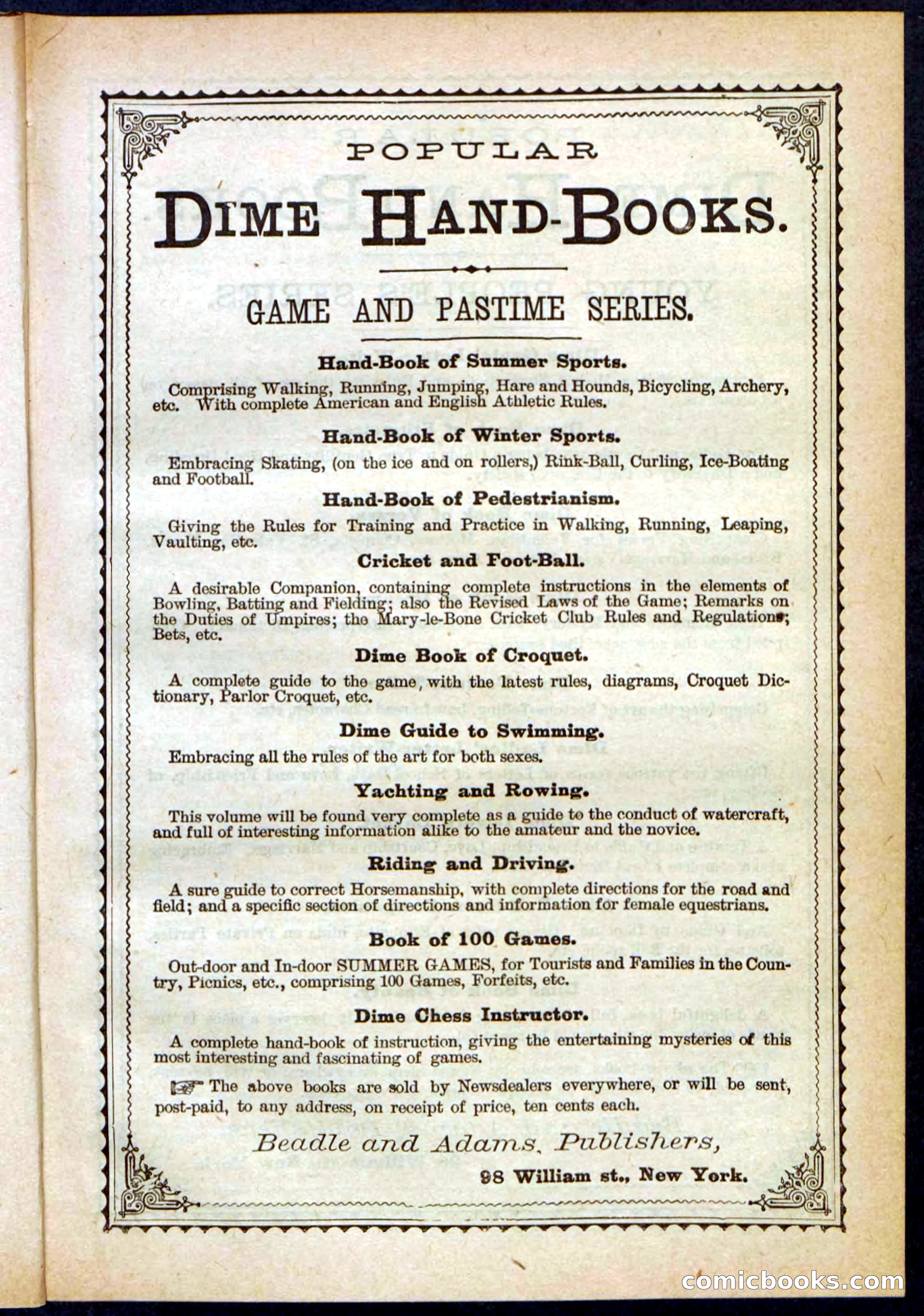Beadle's Pocket Library No. 304 — page 39 of 48