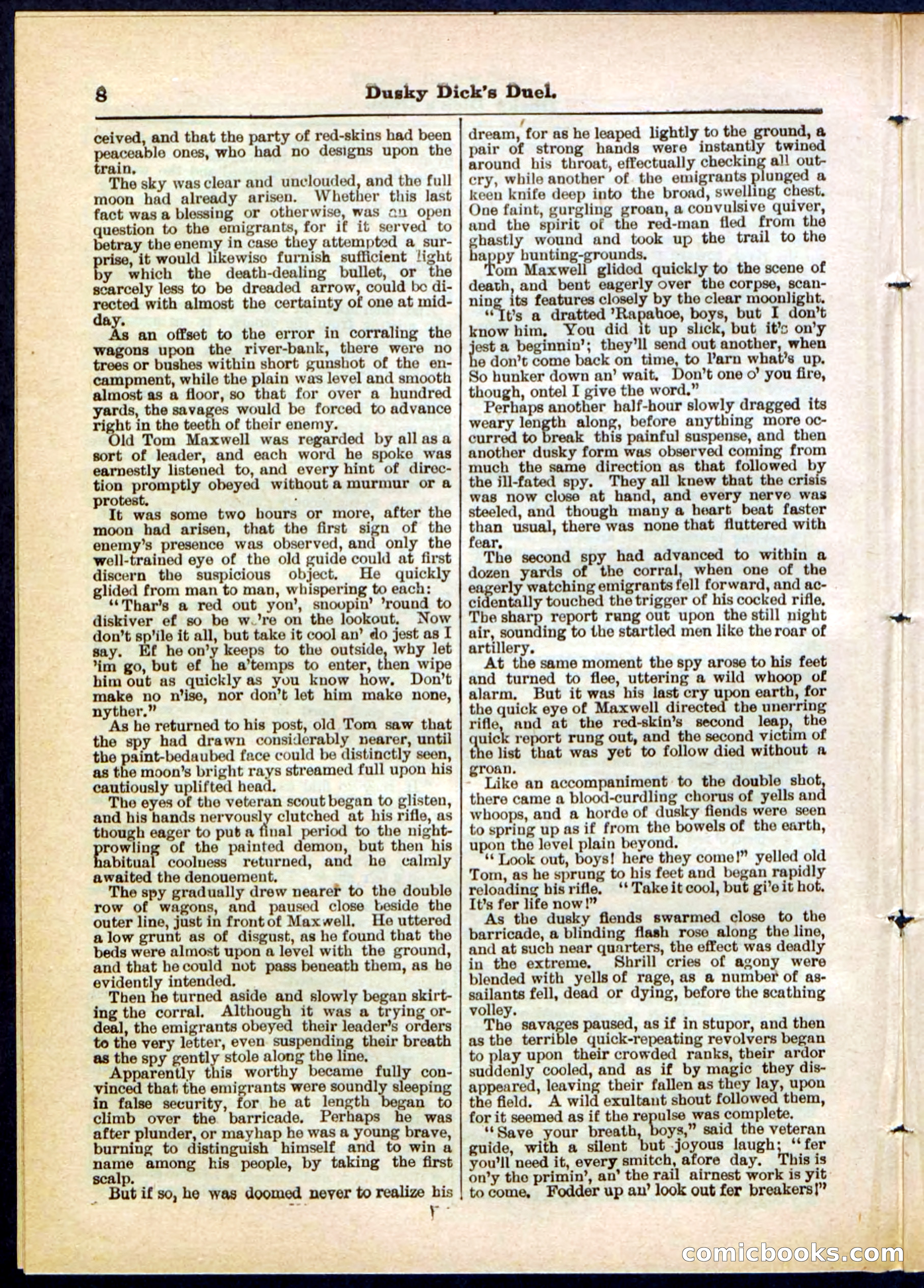 Beadle's Pocket Library No. 305 — page 8 of 32