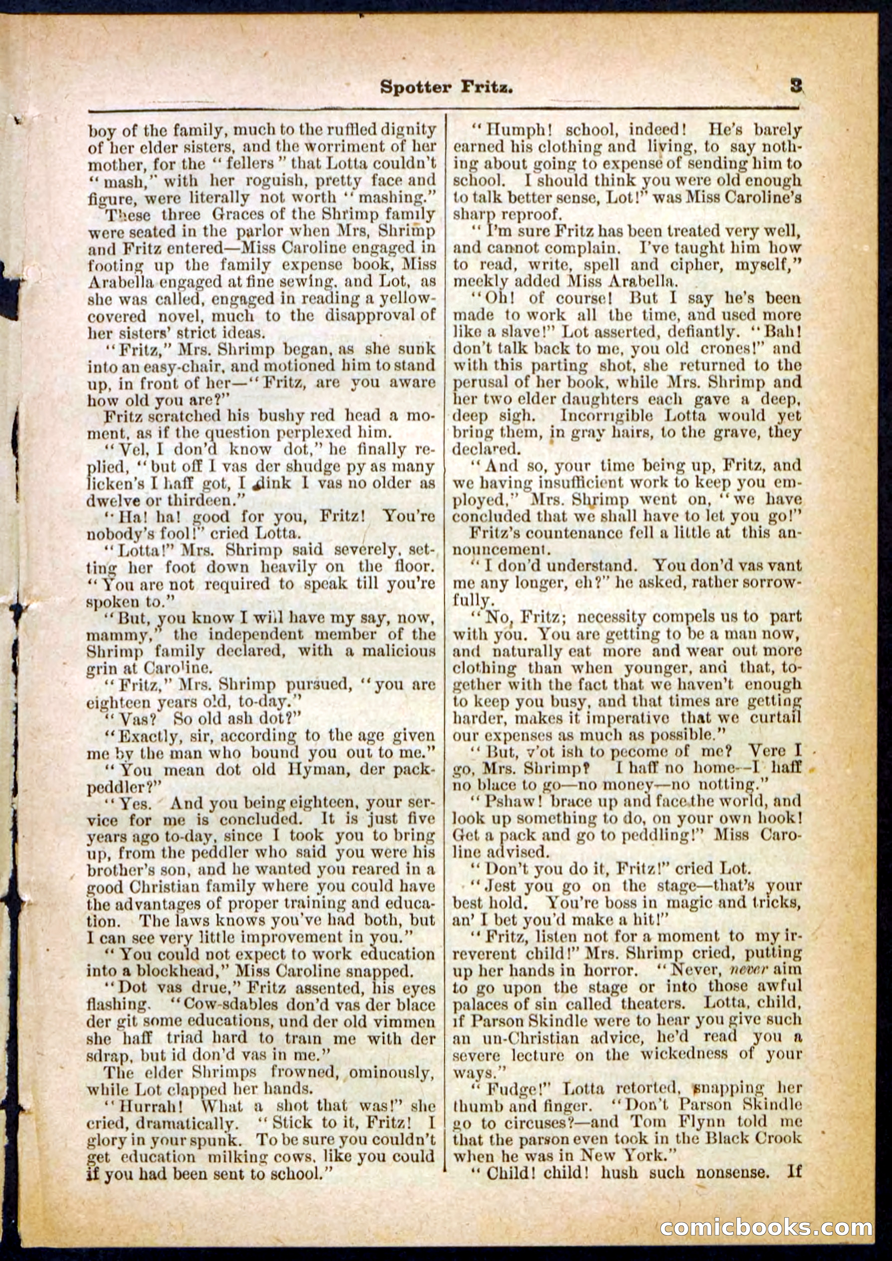 Beadle's Pocket Library No. 306 — page 3 of 32