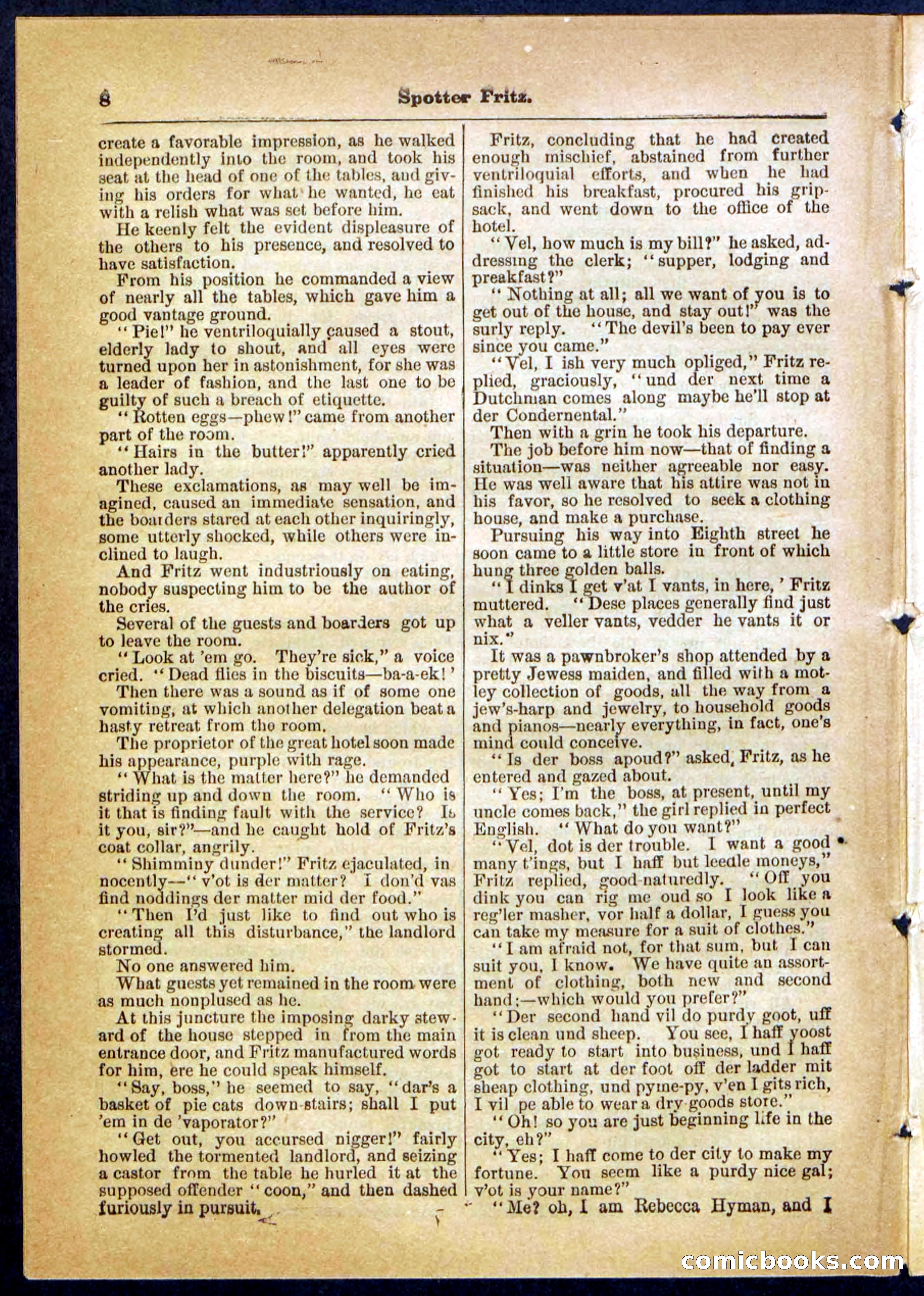 Beadle's Pocket Library No. 306 — page 8 of 32