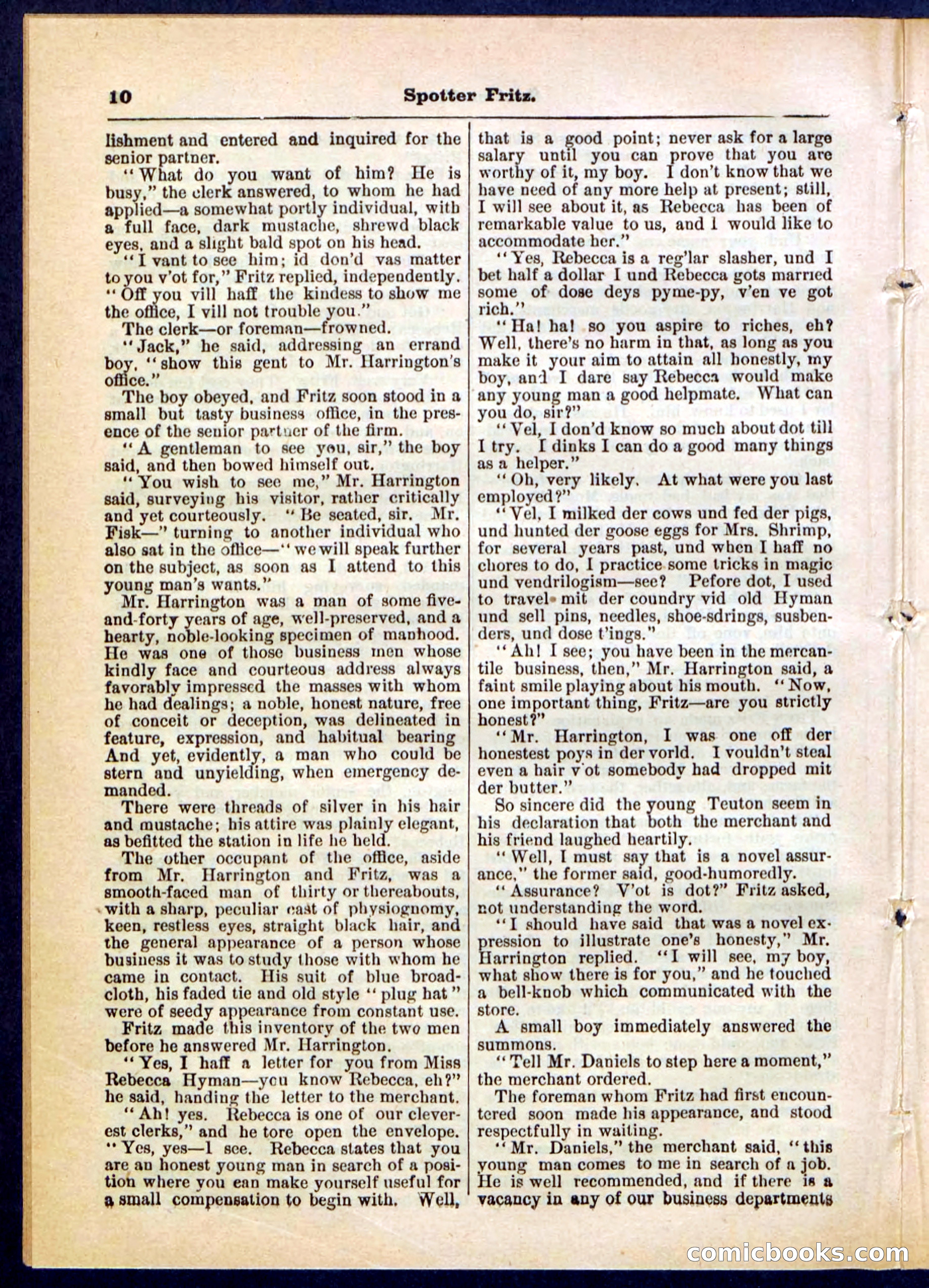 Beadle's Pocket Library No. 306 — page 10 of 32