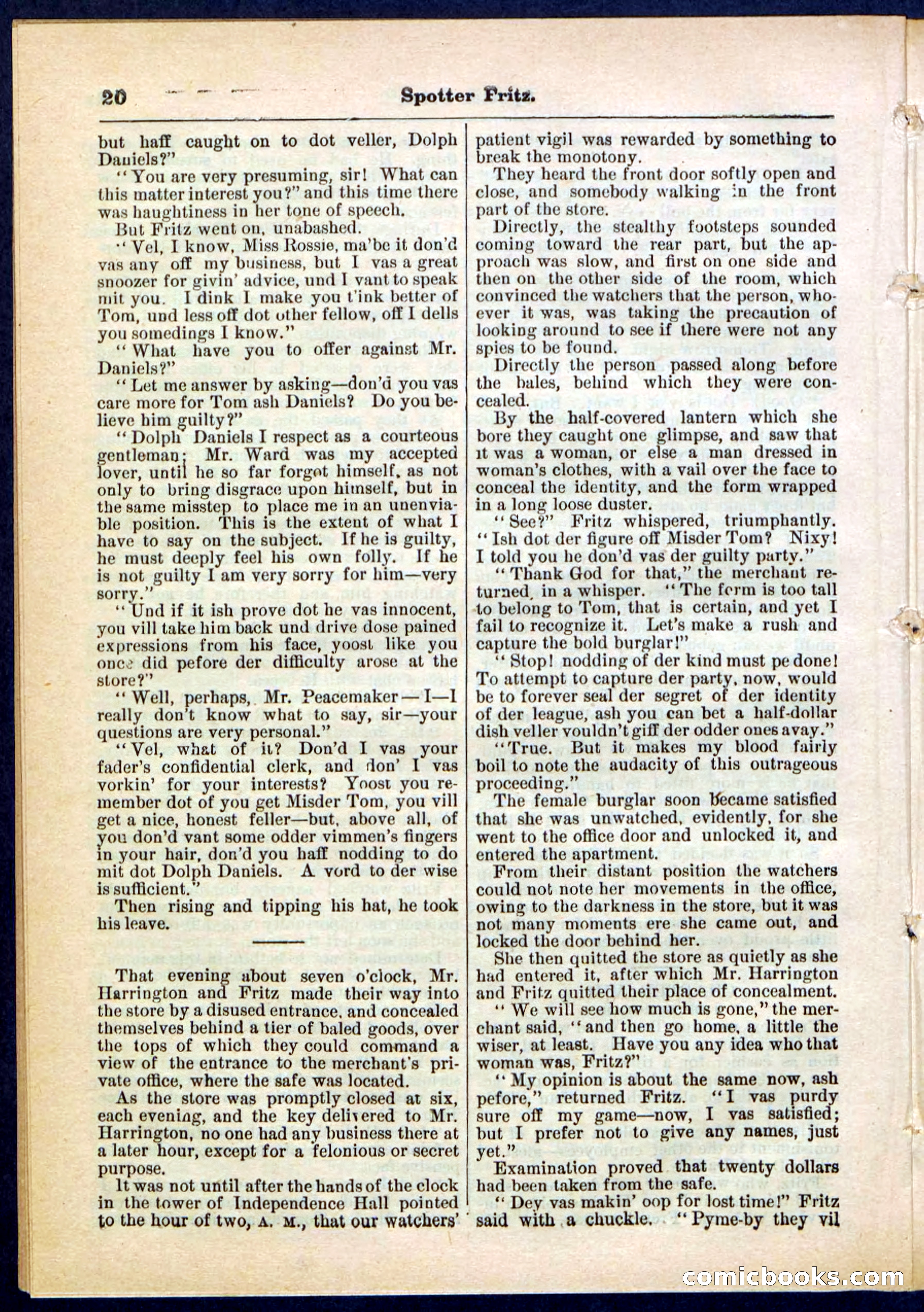Beadle's Pocket Library No. 306 — page 20 of 32