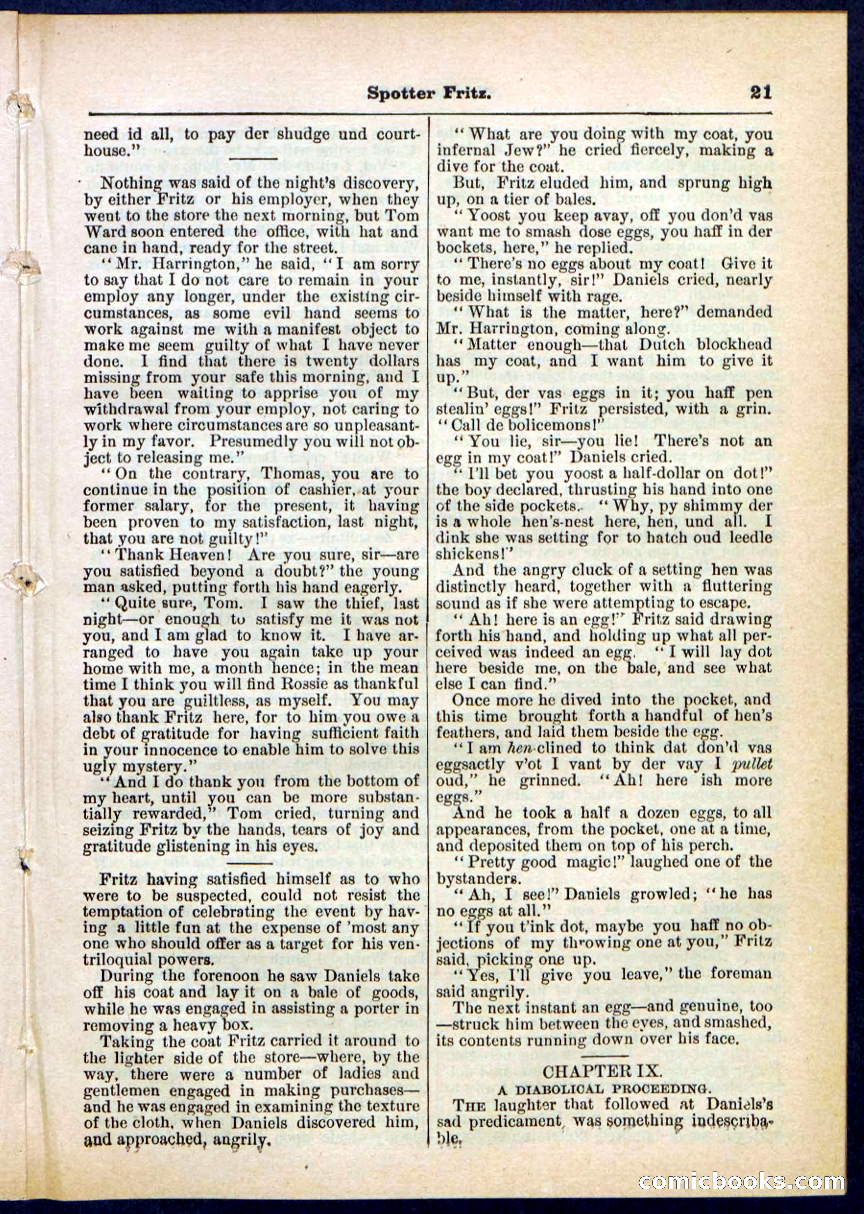 Beadle's Pocket Library No. 306 — page 21 of 32