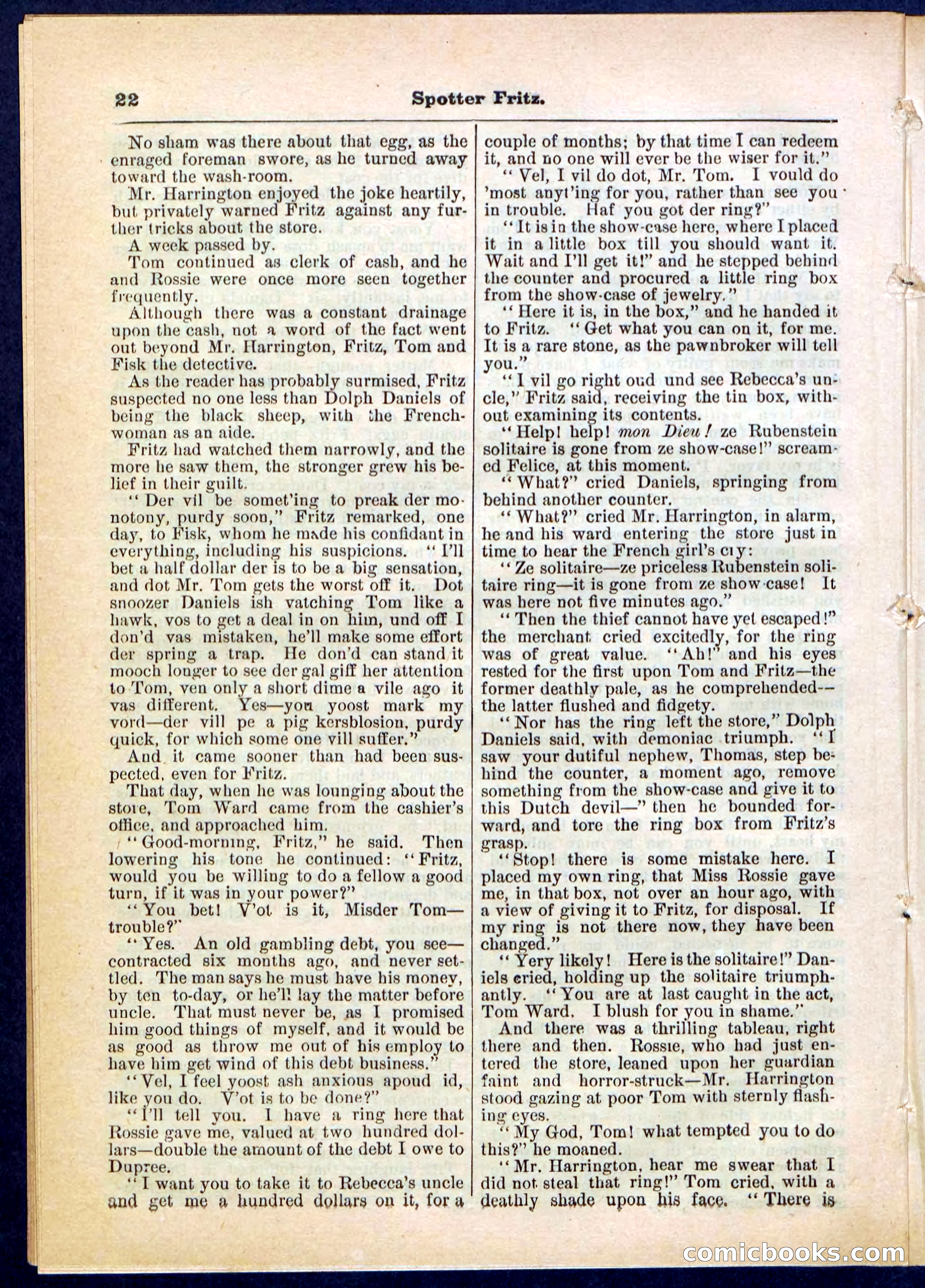 Beadle's Pocket Library No. 306 — page 22 of 32