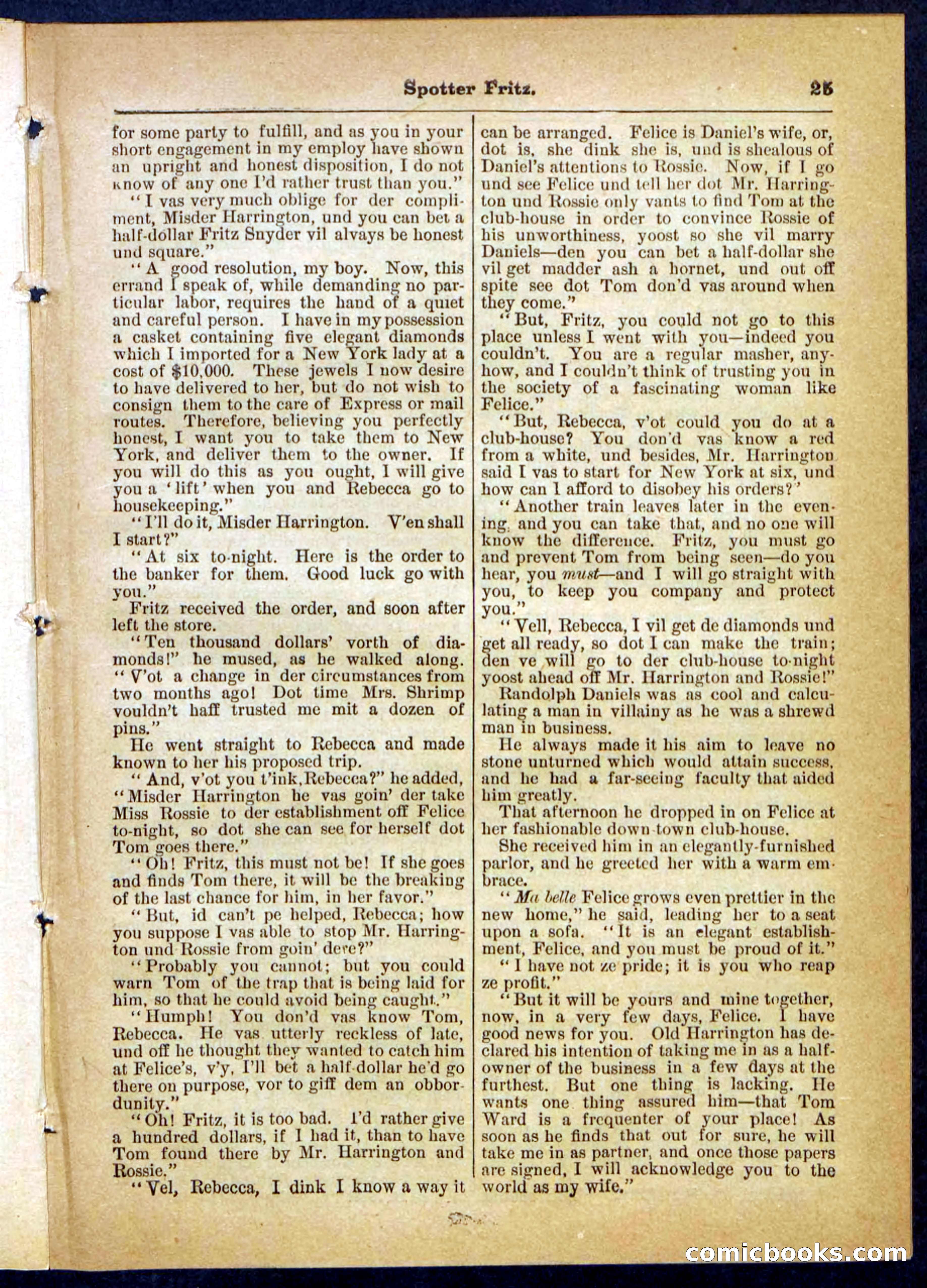 Beadle's Pocket Library No. 306 — page 25 of 32