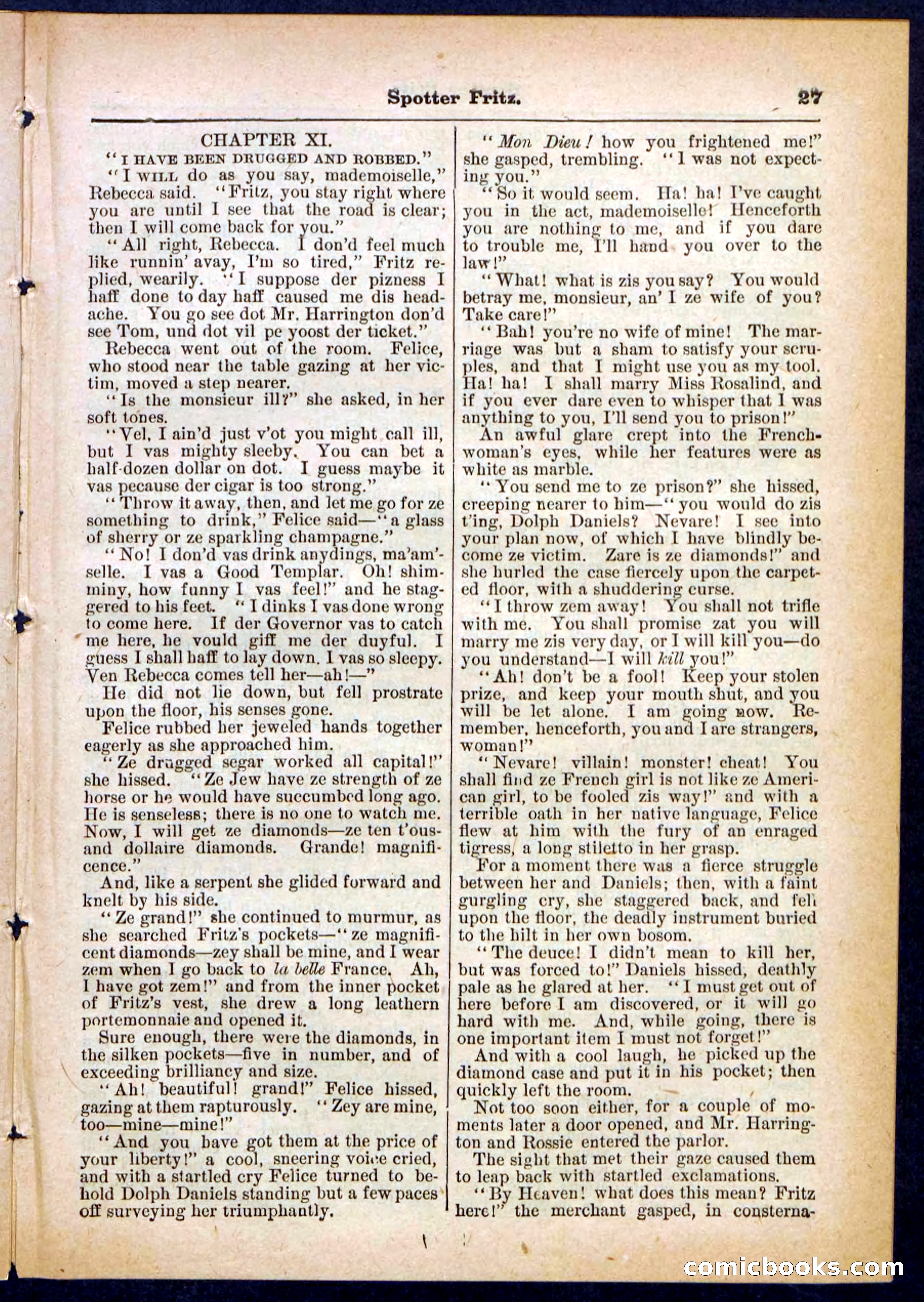 Beadle's Pocket Library No. 306 — page 27 of 32