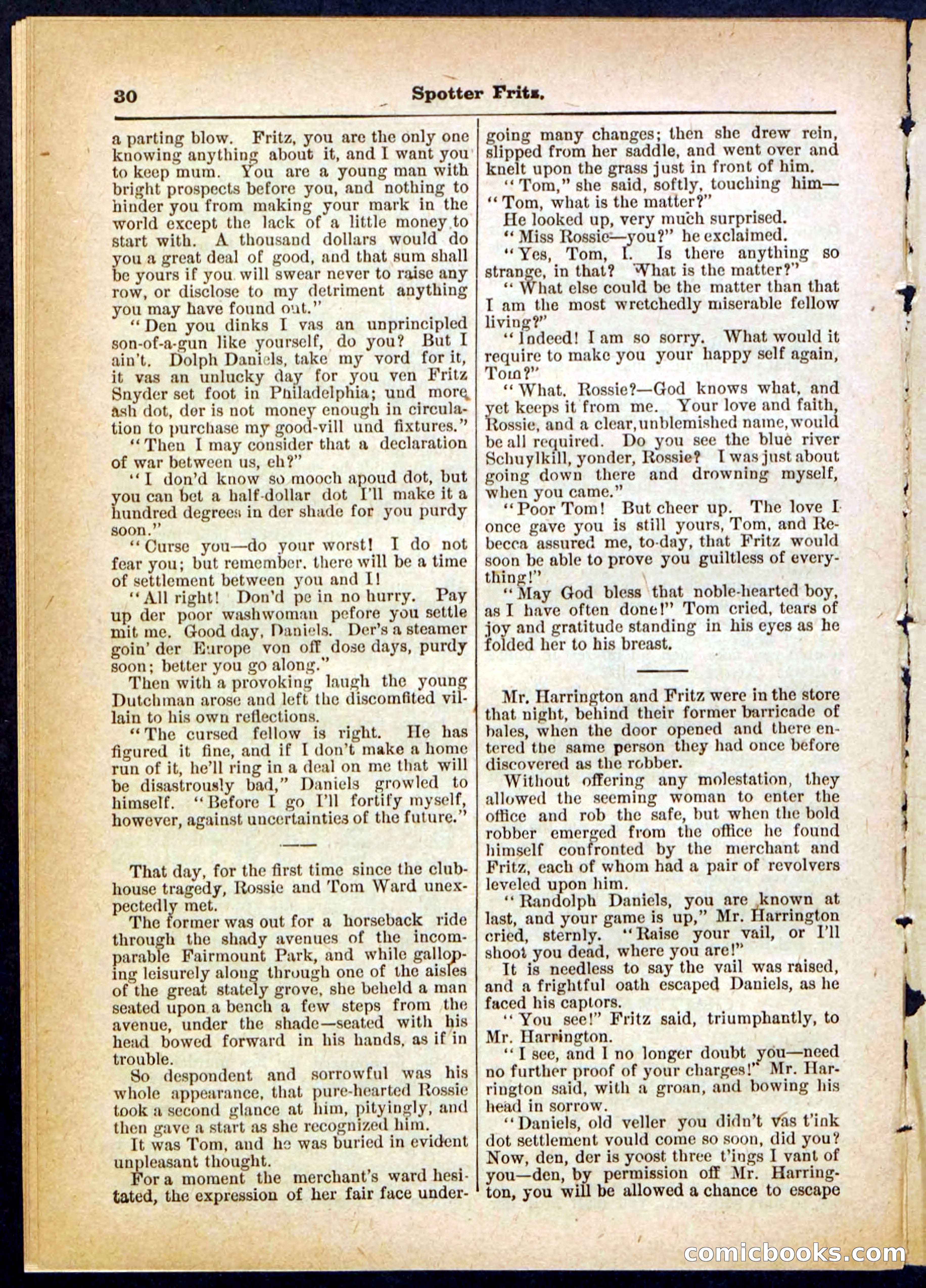 Beadle's Pocket Library No. 306 — page 30 of 32