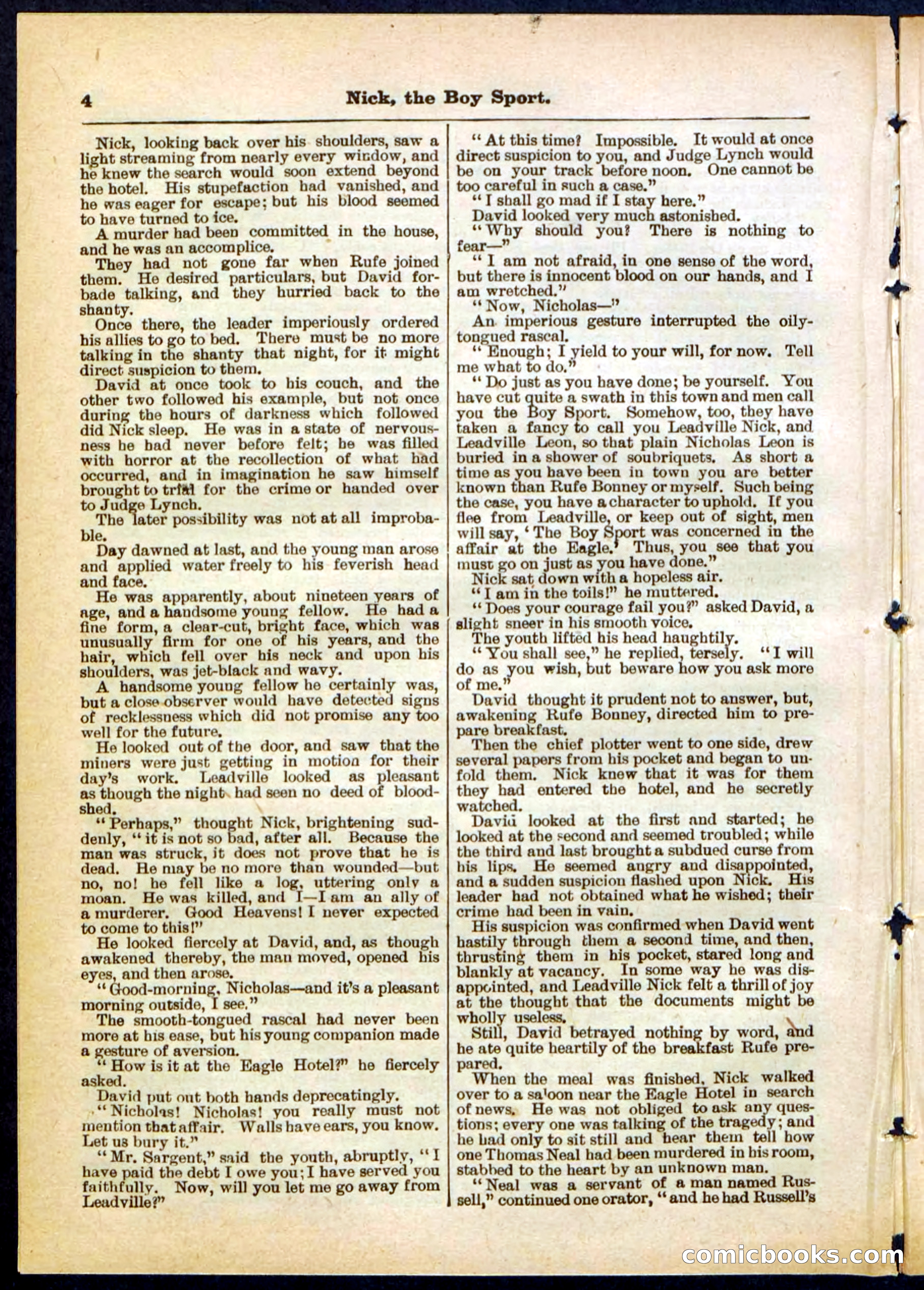 Beadle's Pocket Library, No. 307 — page 4 of 32