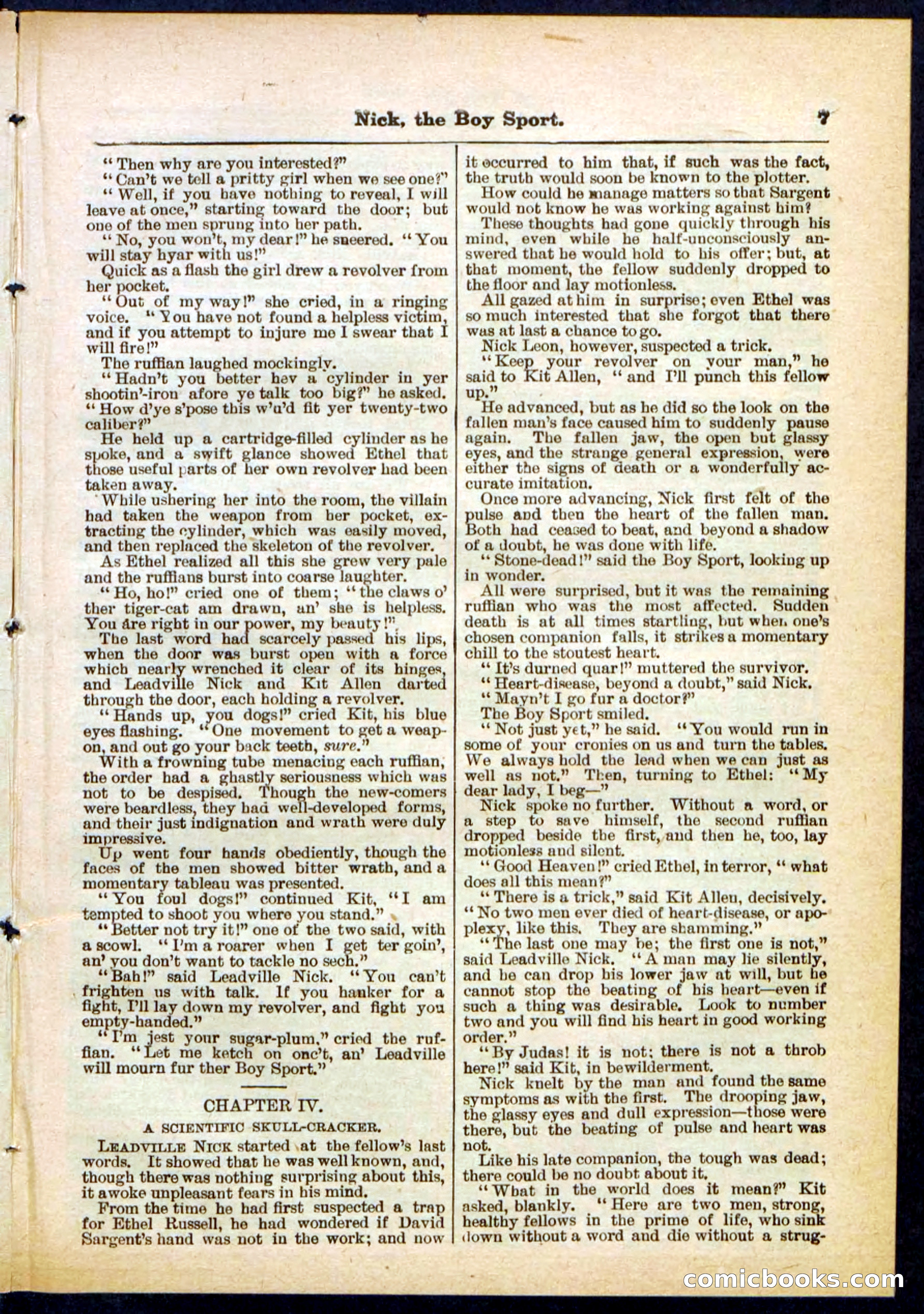 Beadle's Pocket Library, No. 307 — page 7 of 32