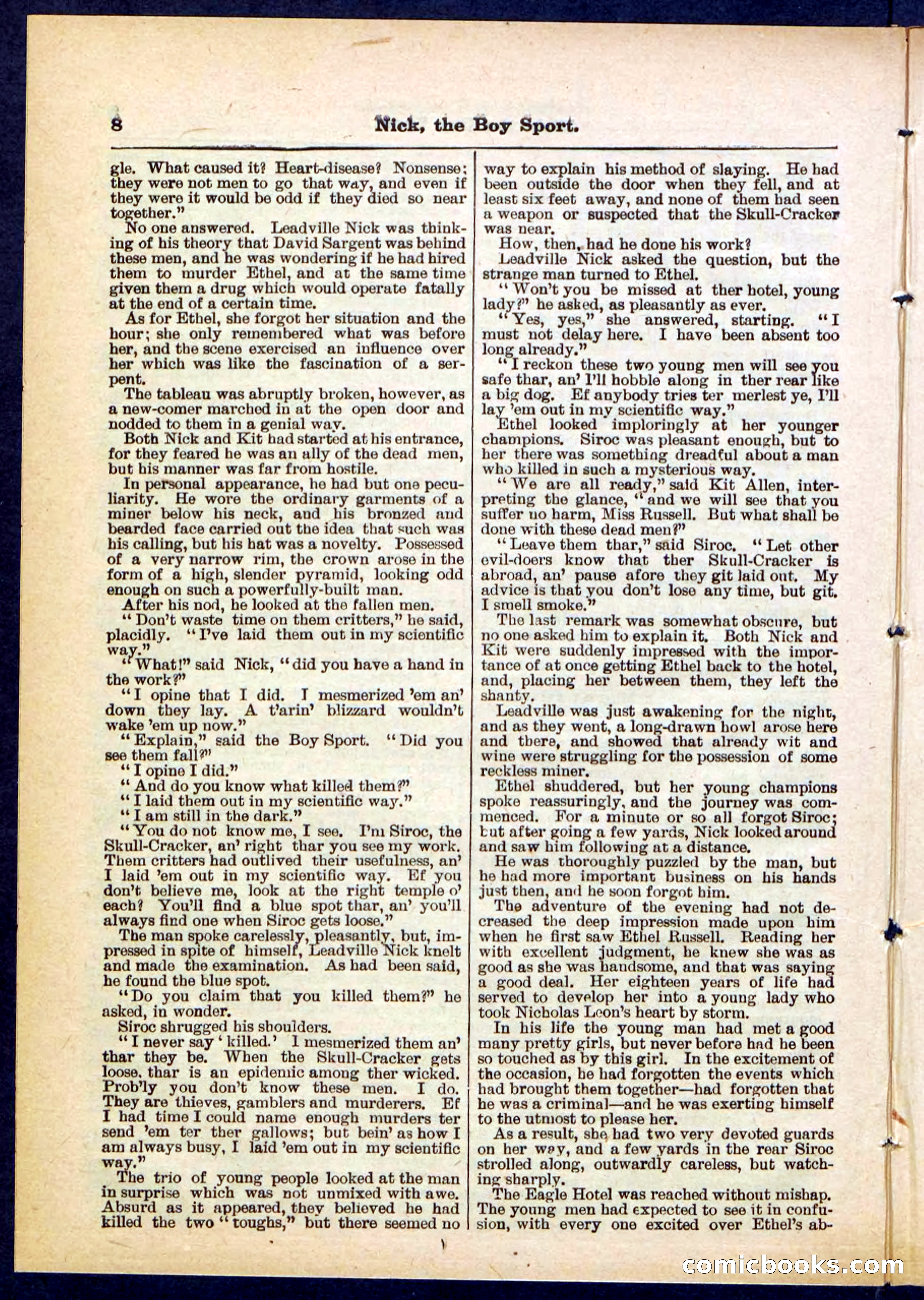 Beadle's Pocket Library, No. 307 — page 8 of 32