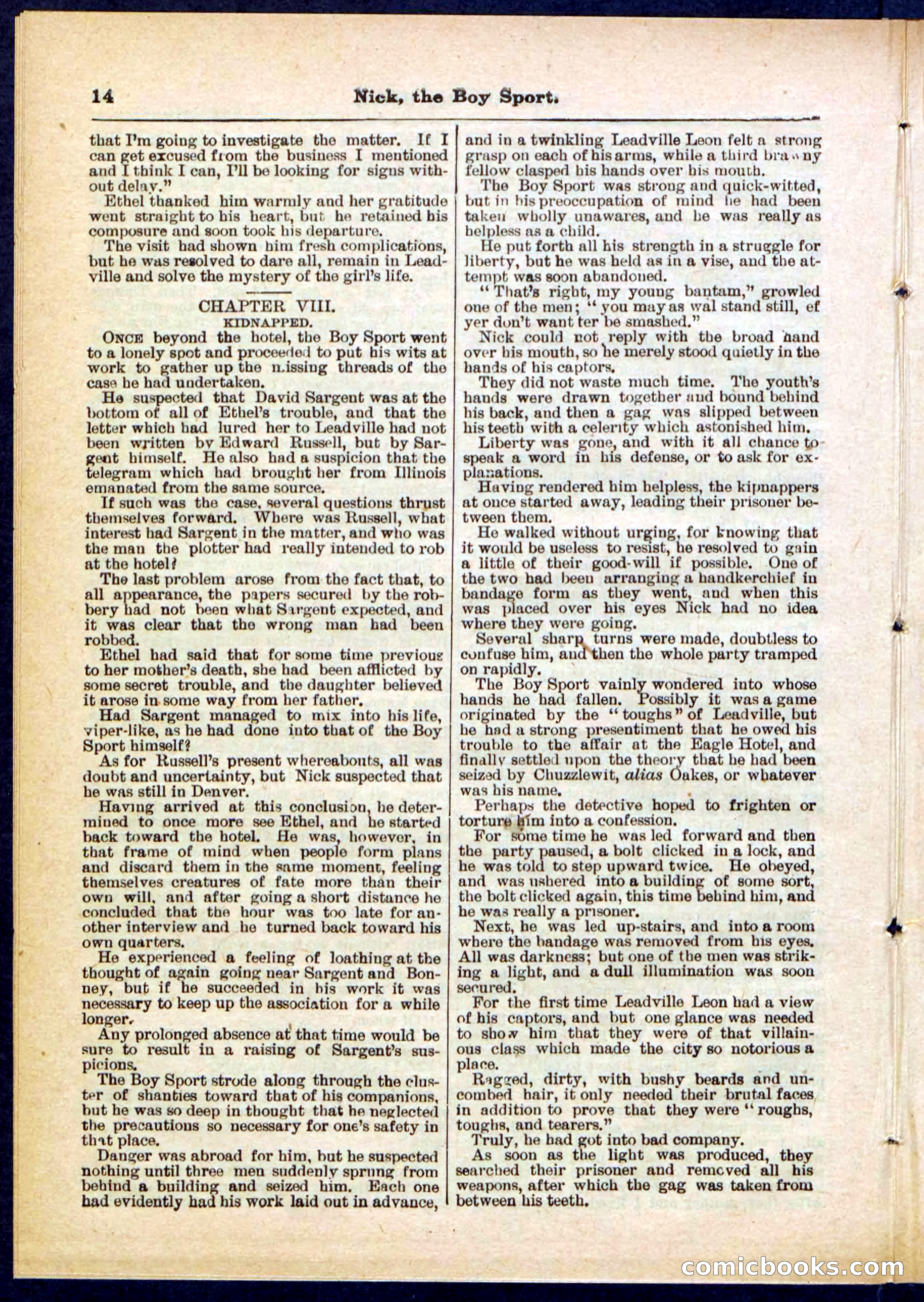Beadle's Pocket Library, No. 307 — page 14 of 32