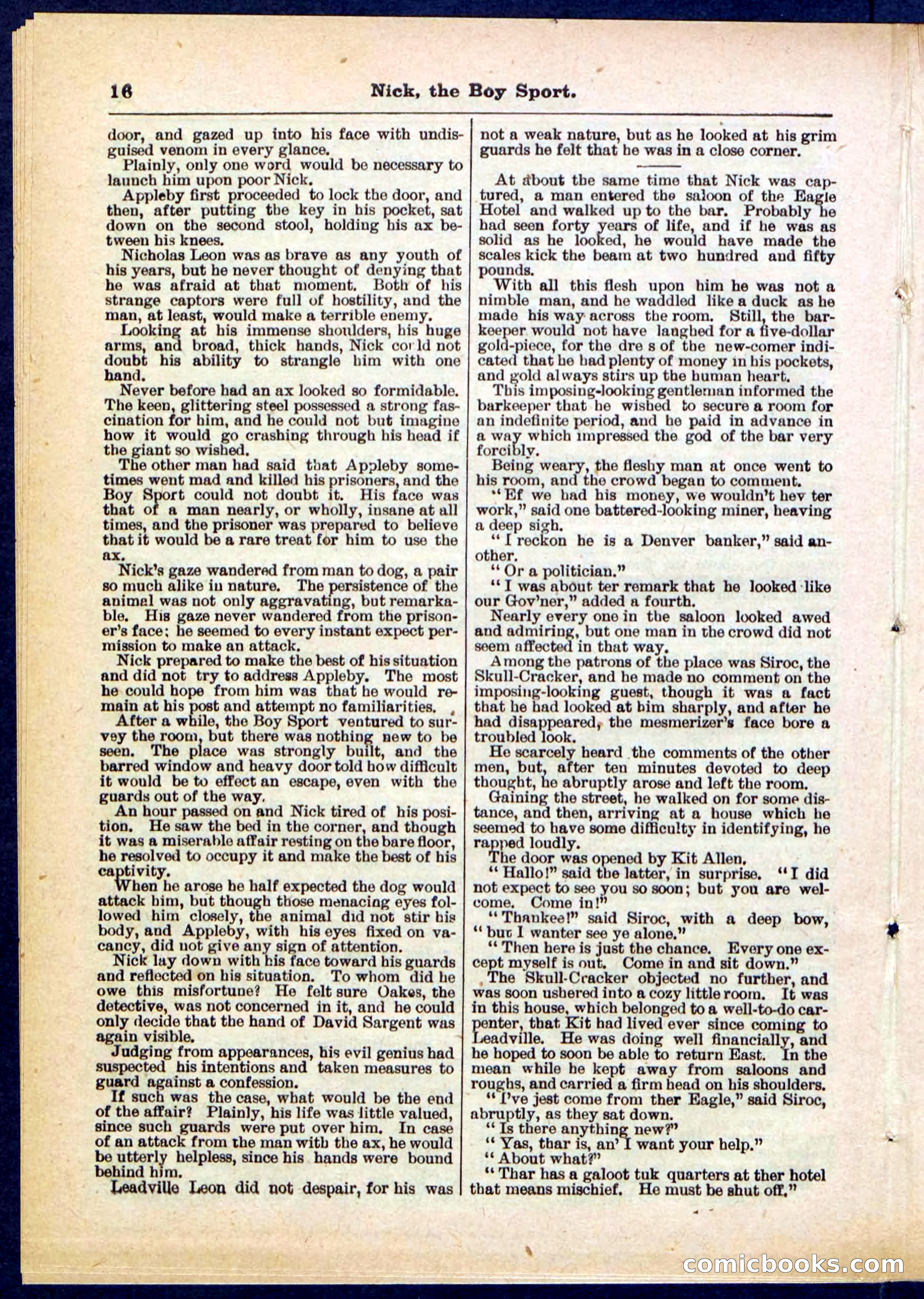 Beadle's Pocket Library, No. 307 — page 16 of 32
