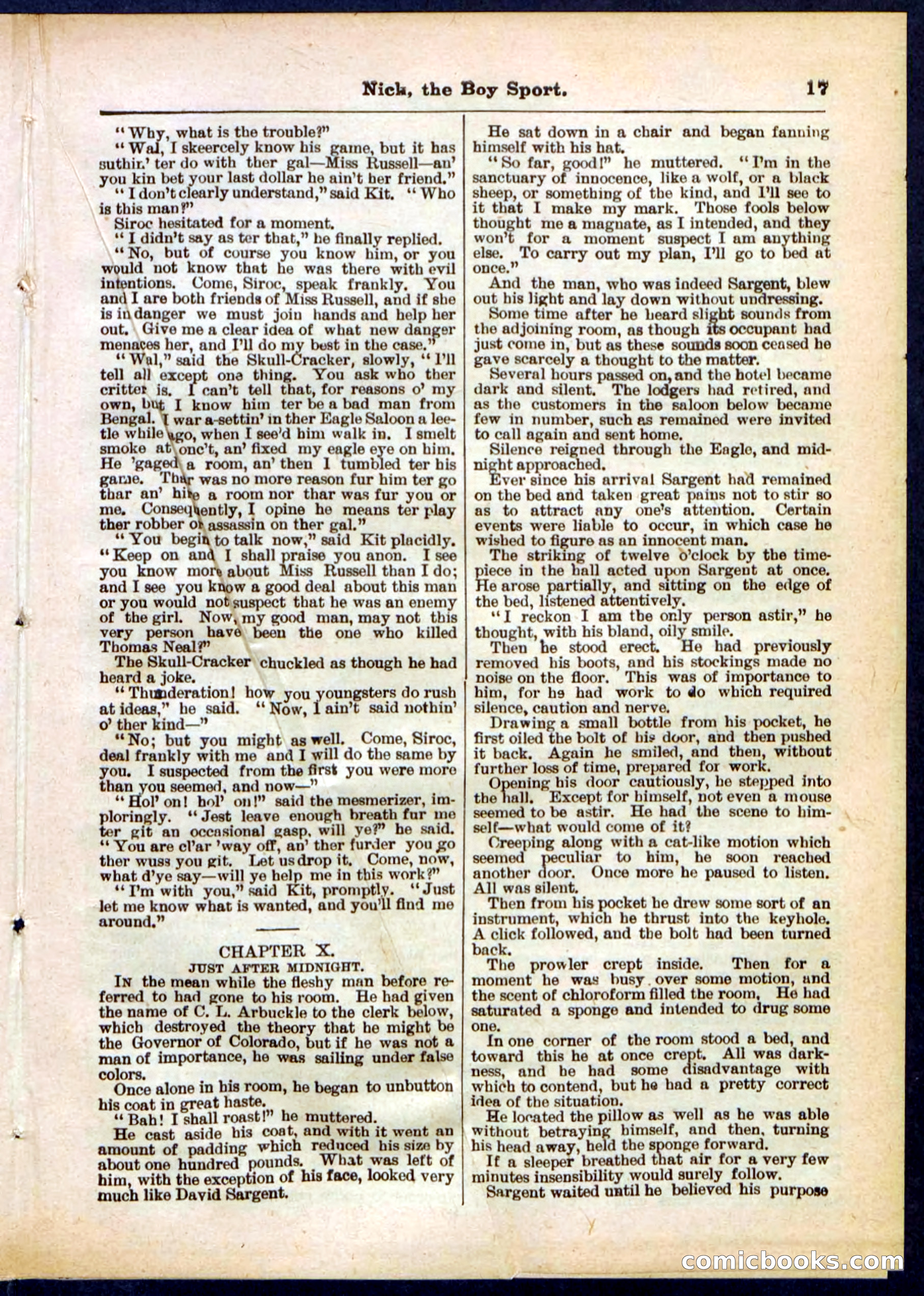 Beadle's Pocket Library, No. 307 — page 17 of 32