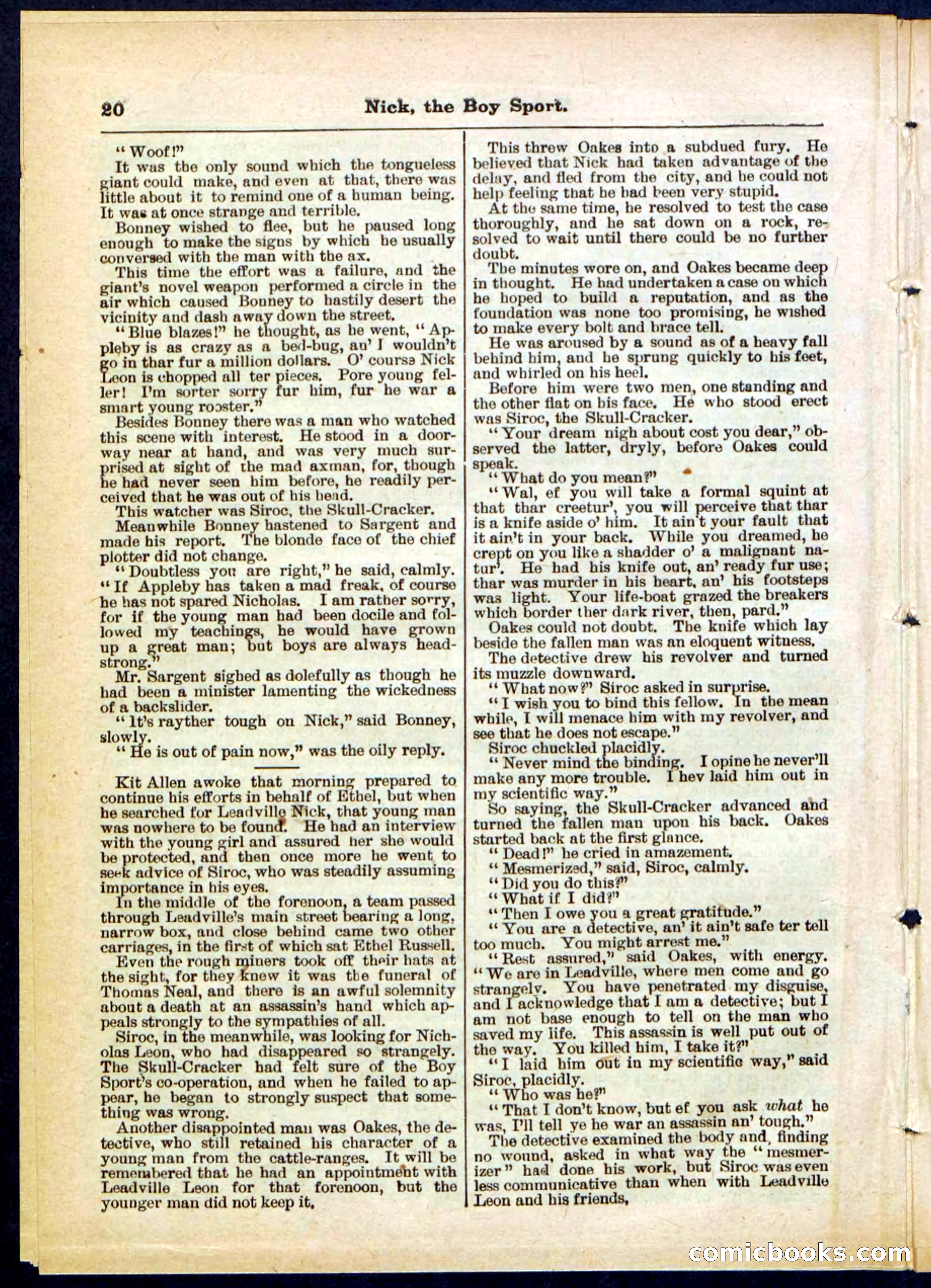 Beadle's Pocket Library, No. 307 — page 20 of 32