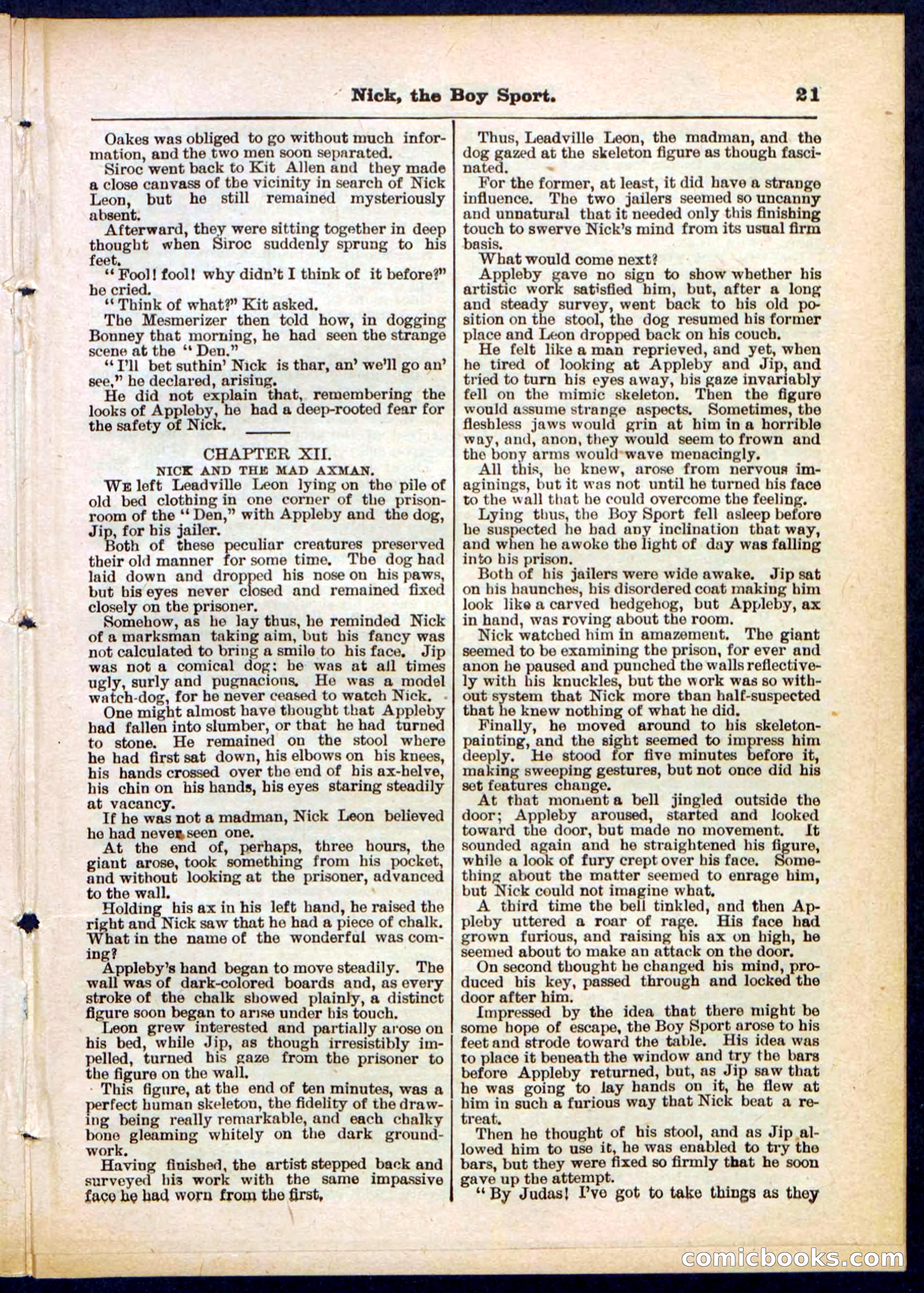 Beadle's Pocket Library, No. 307 — page 21 of 32