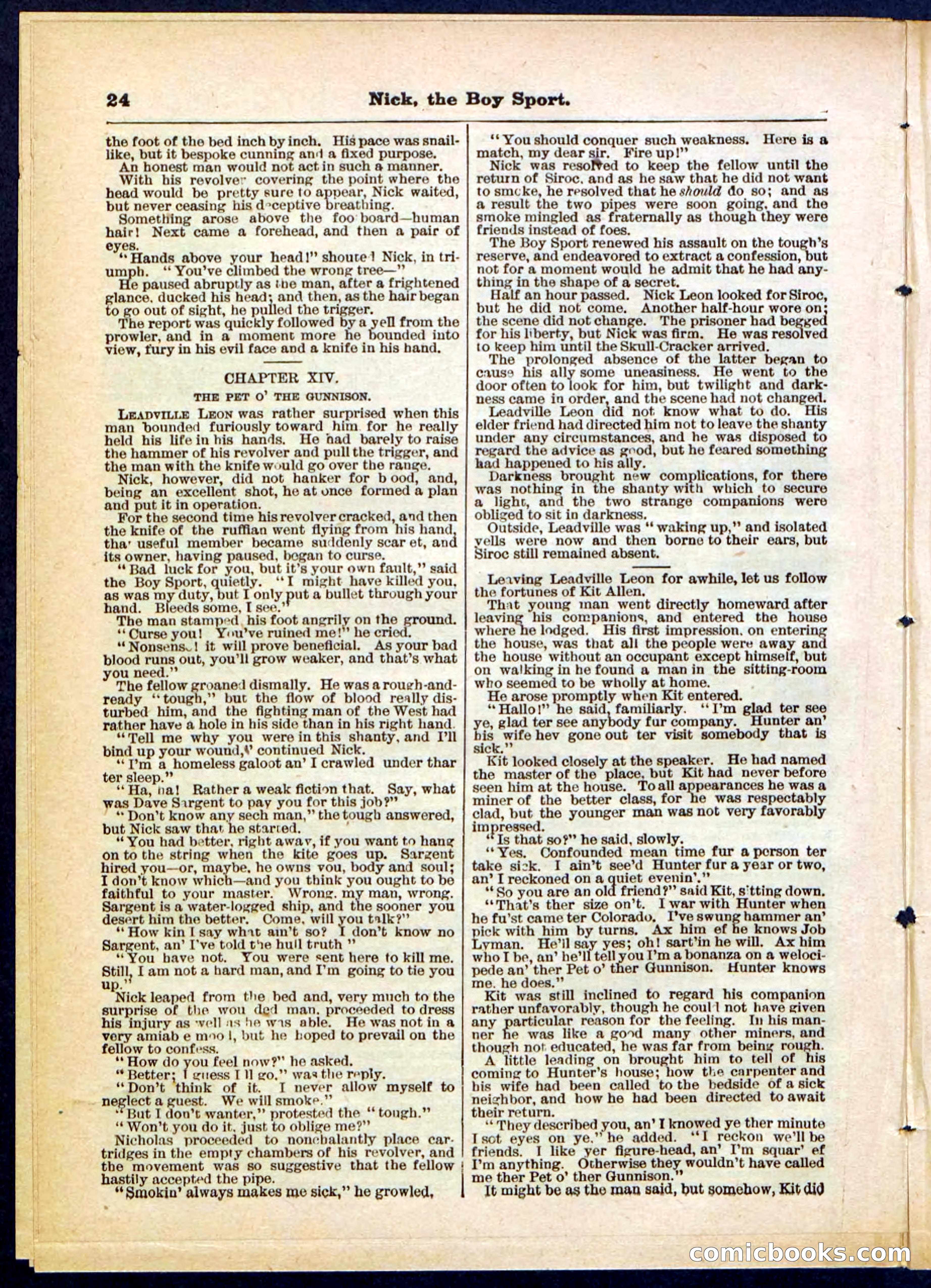 Beadle's Pocket Library, No. 307 — page 24 of 32