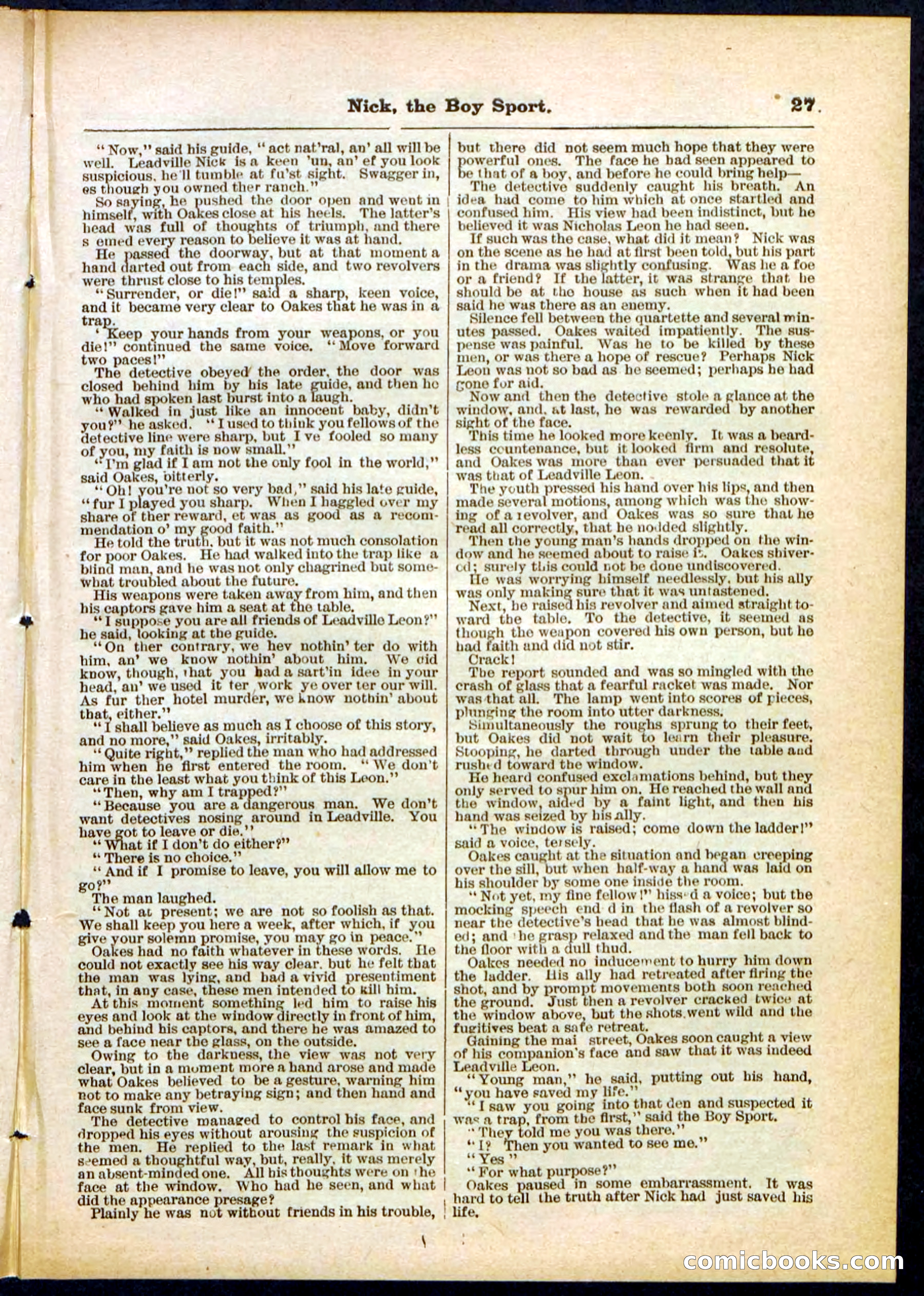 Beadle's Pocket Library, No. 307 — page 27 of 32