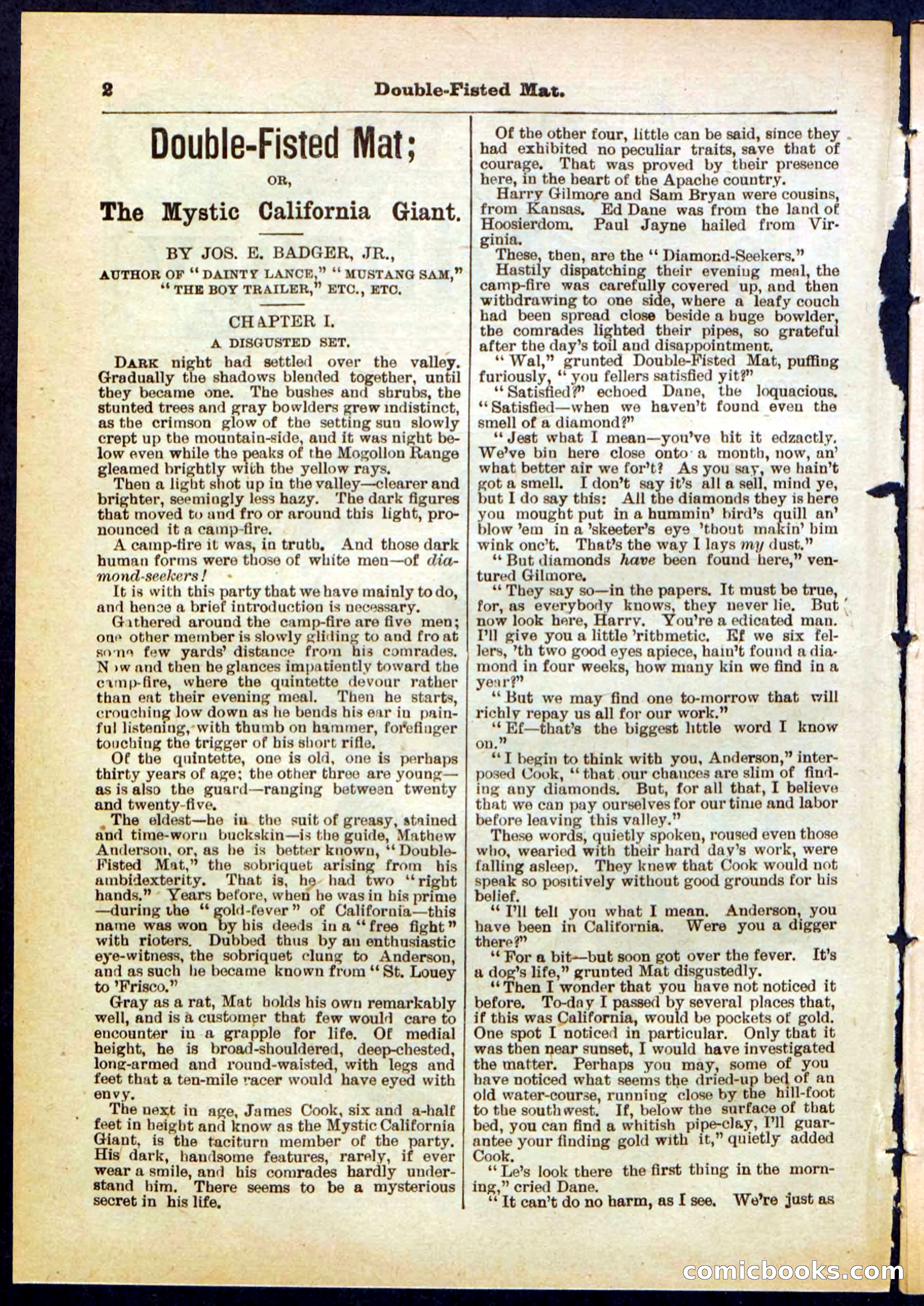 Beadle's Pocket Library, No. 308 — page 2 of 32