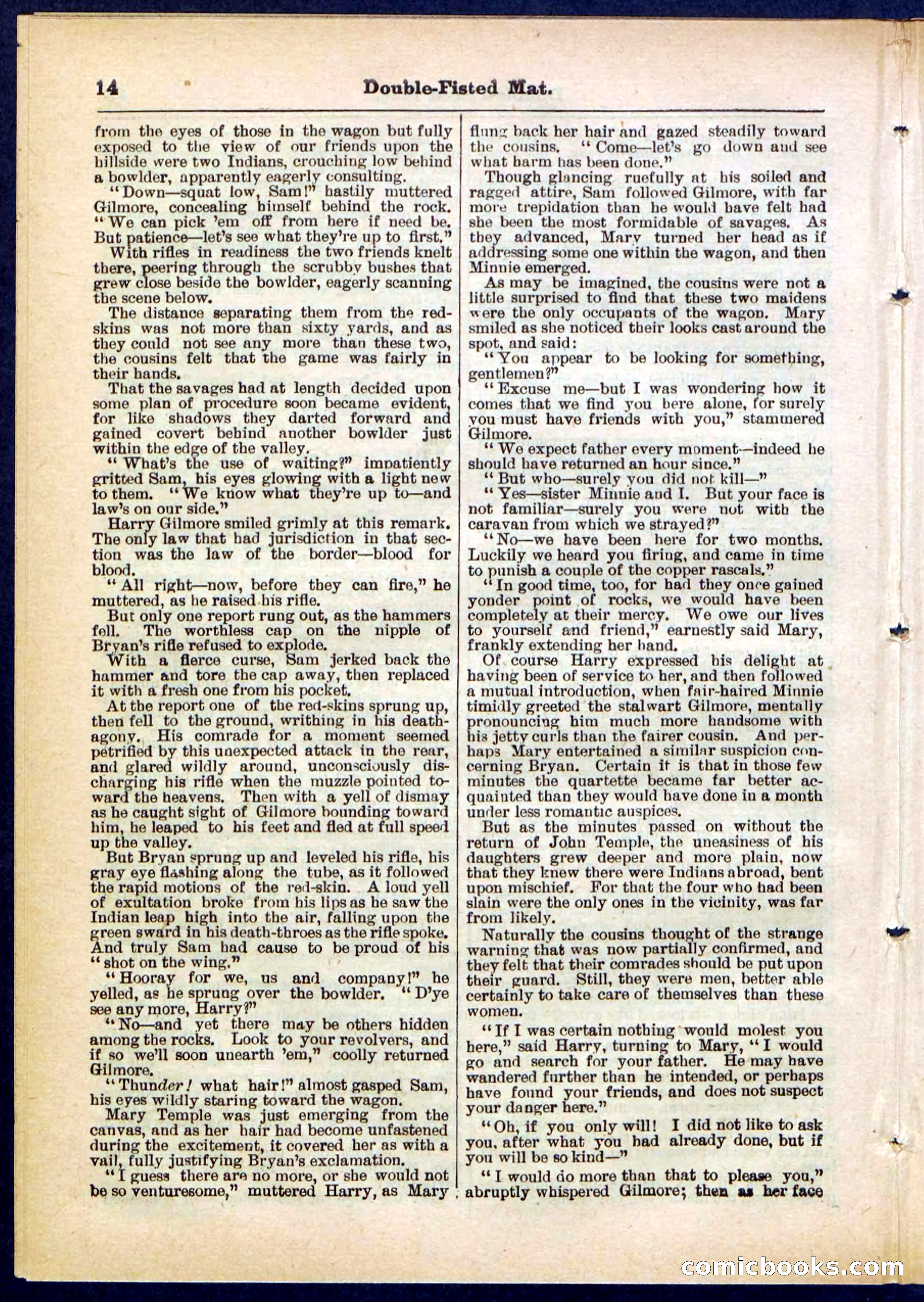 Beadle's Pocket Library, No. 308 — page 14 of 32