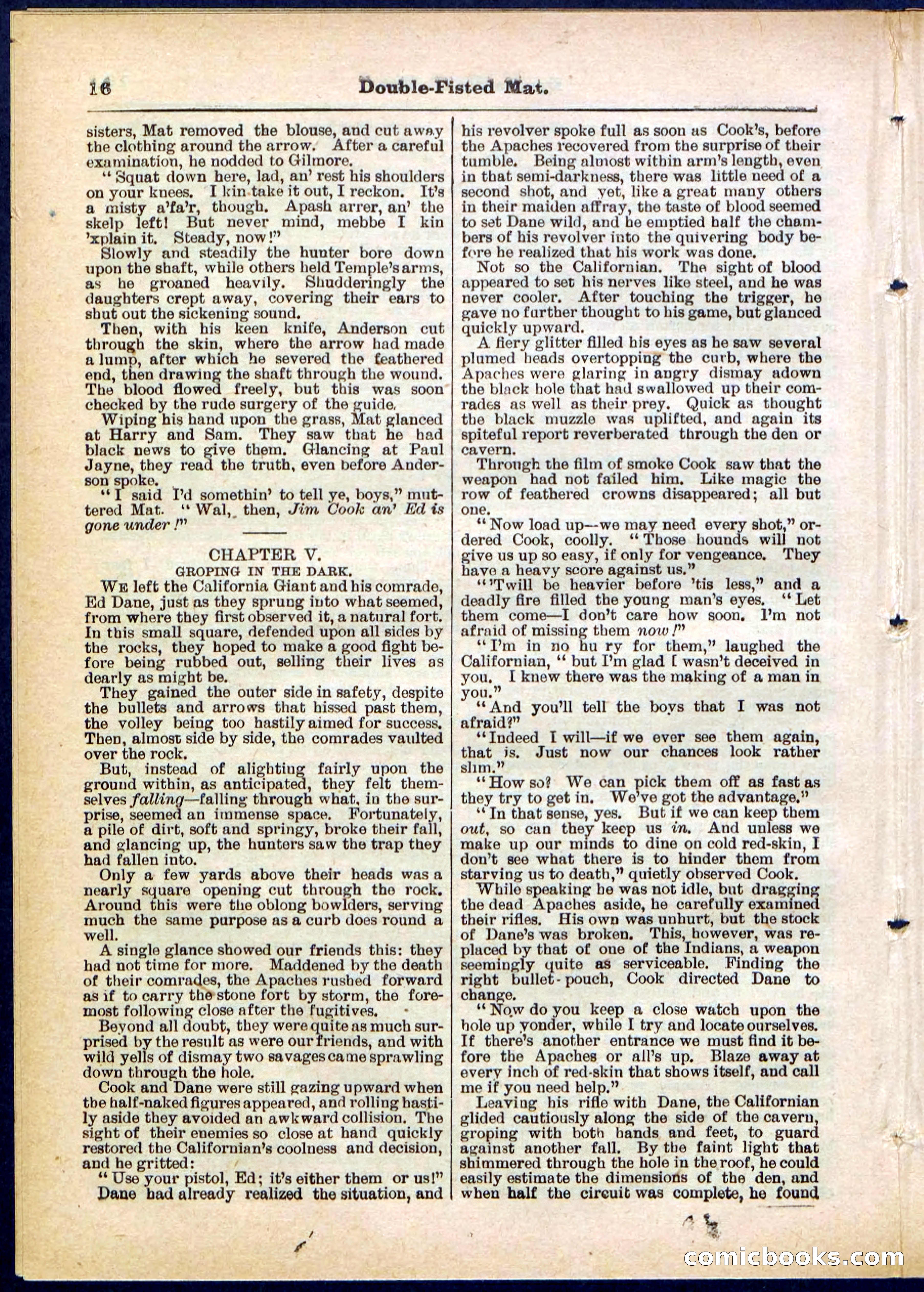 Beadle's Pocket Library, No. 308 — page 16 of 32