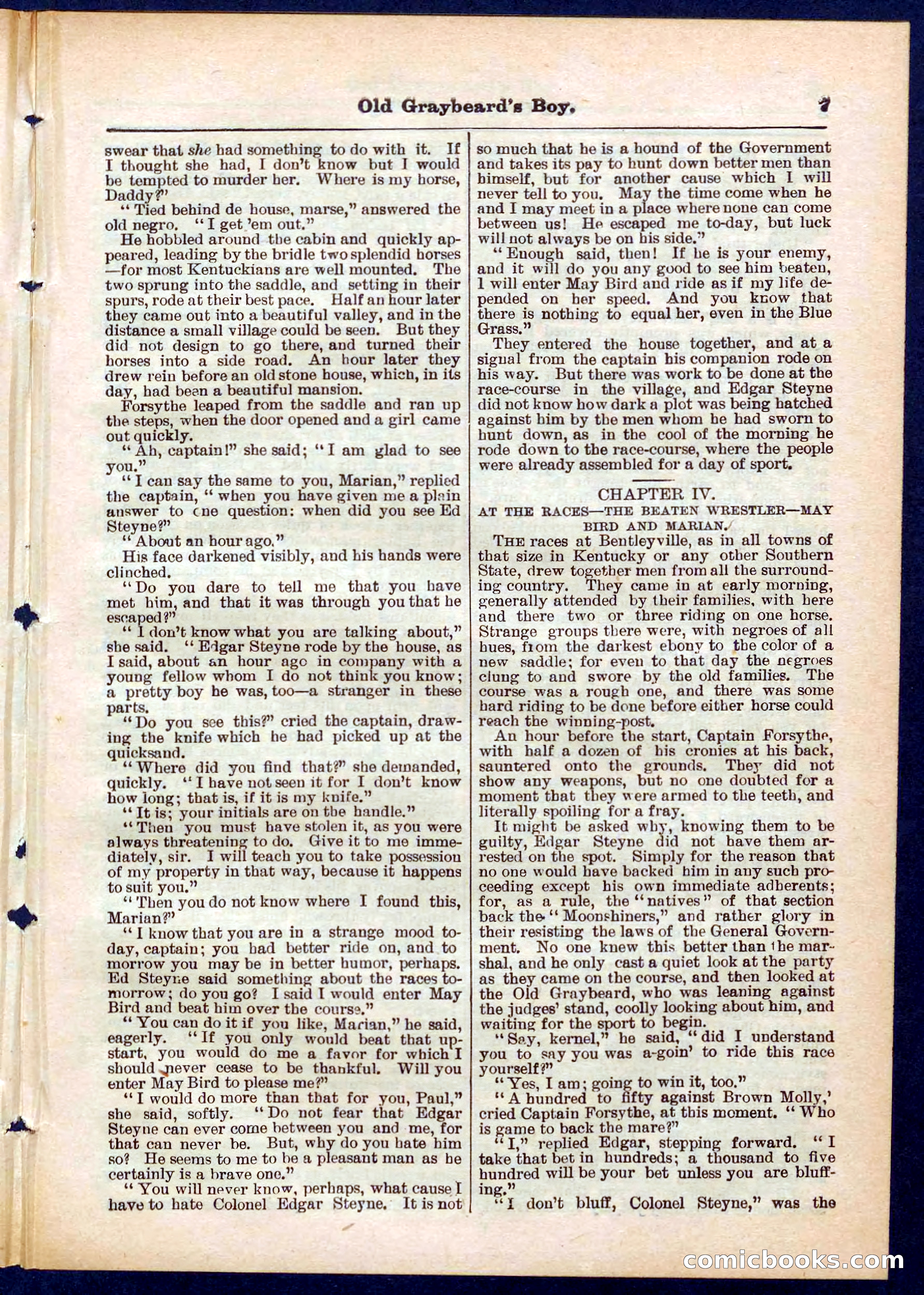 Beadle's Pocket Library No. 309 — page 7 of 32