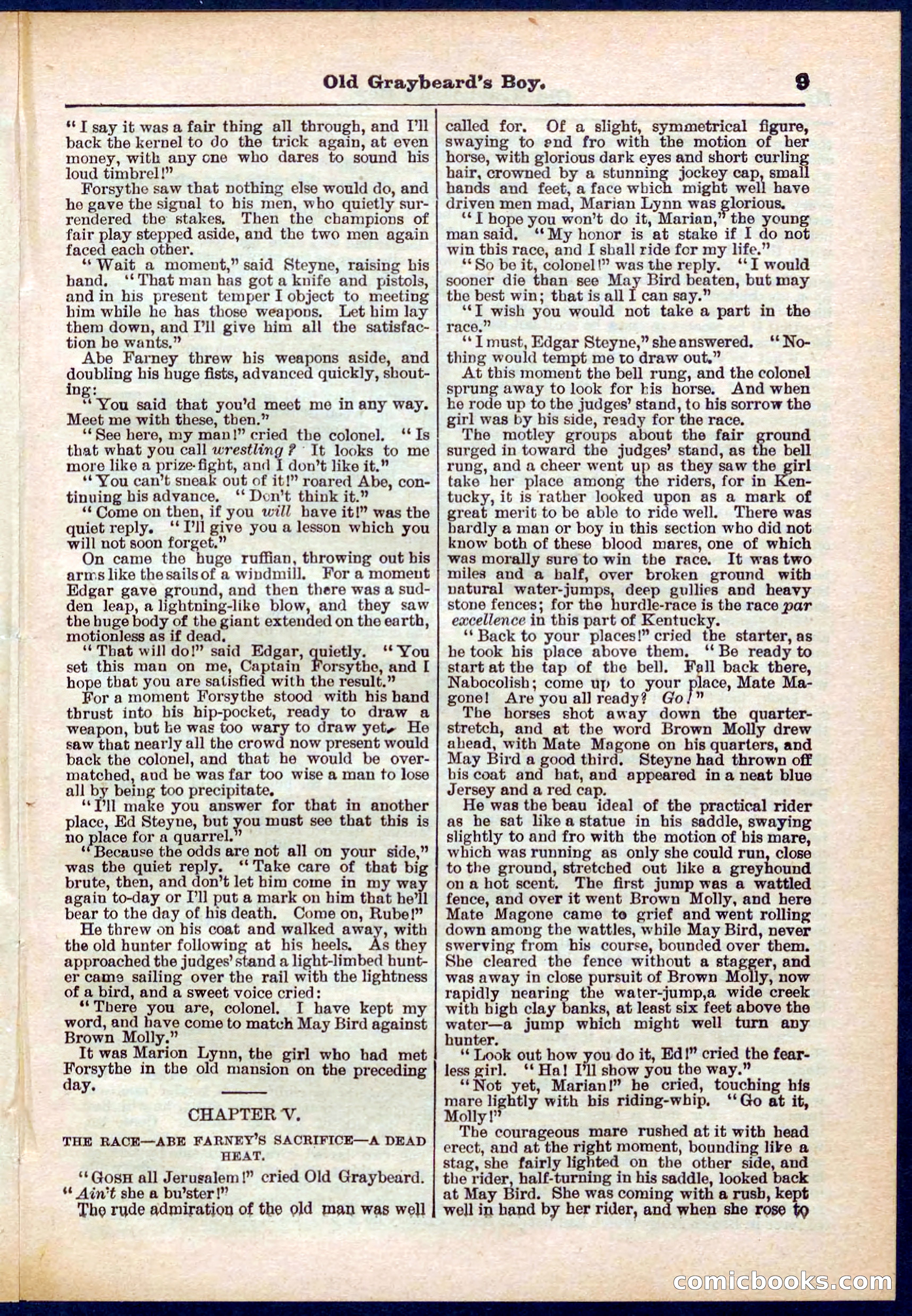 Beadle's Pocket Library No. 309 — page 9 of 32