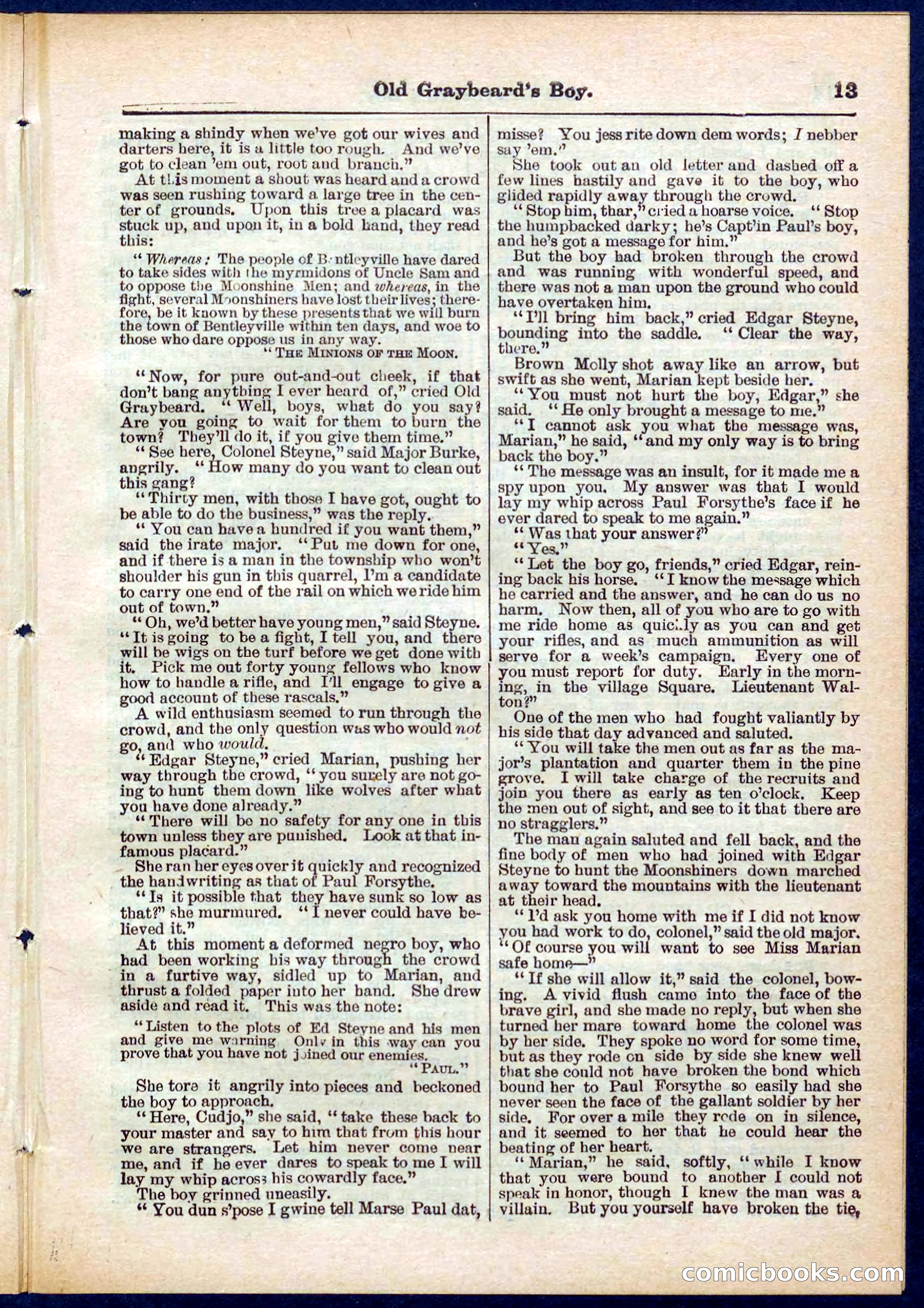 Beadle's Pocket Library No. 309 — page 13 of 32