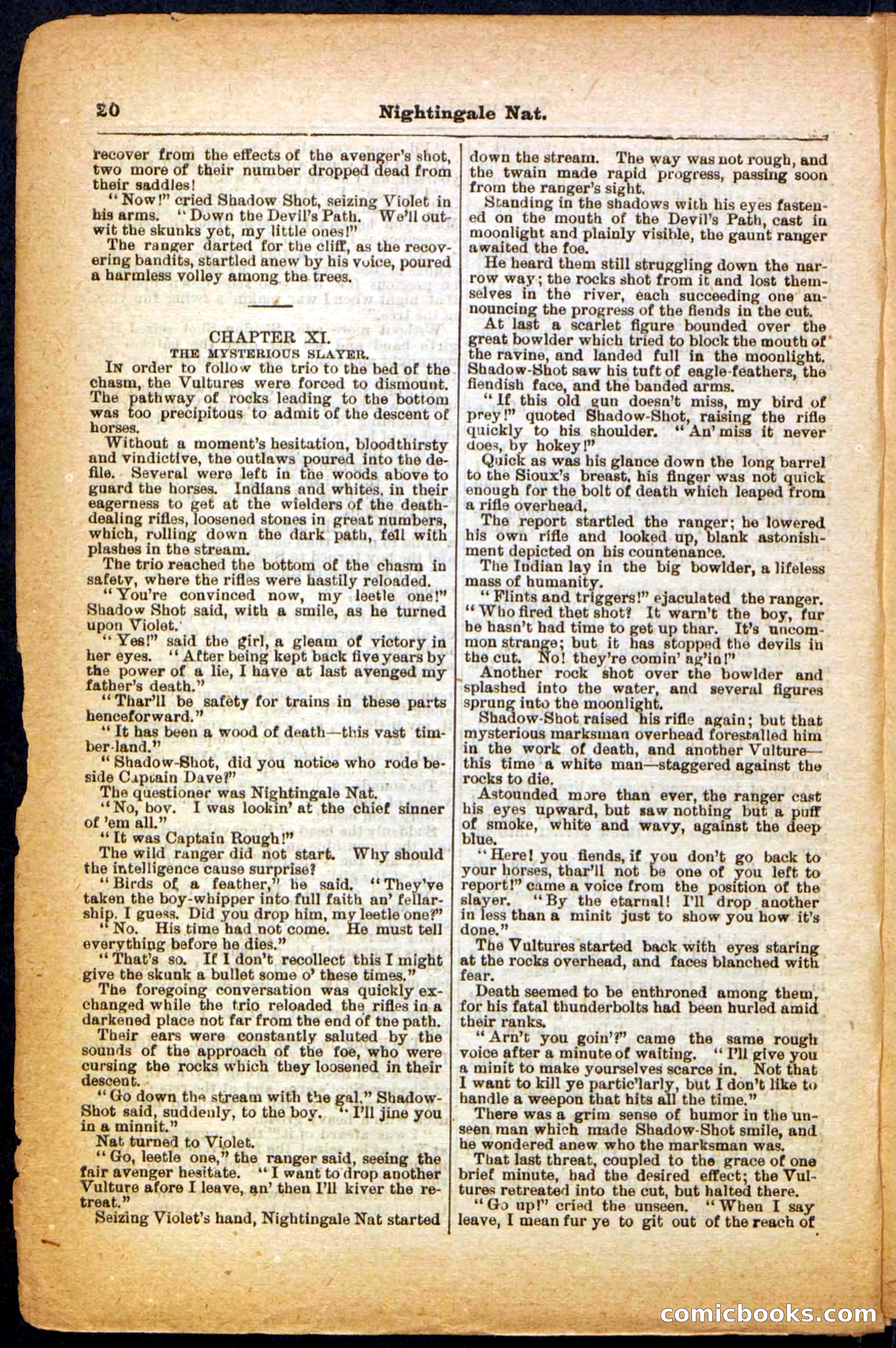 Beadle's Pocket Library, No. 31 — page 20 of 32