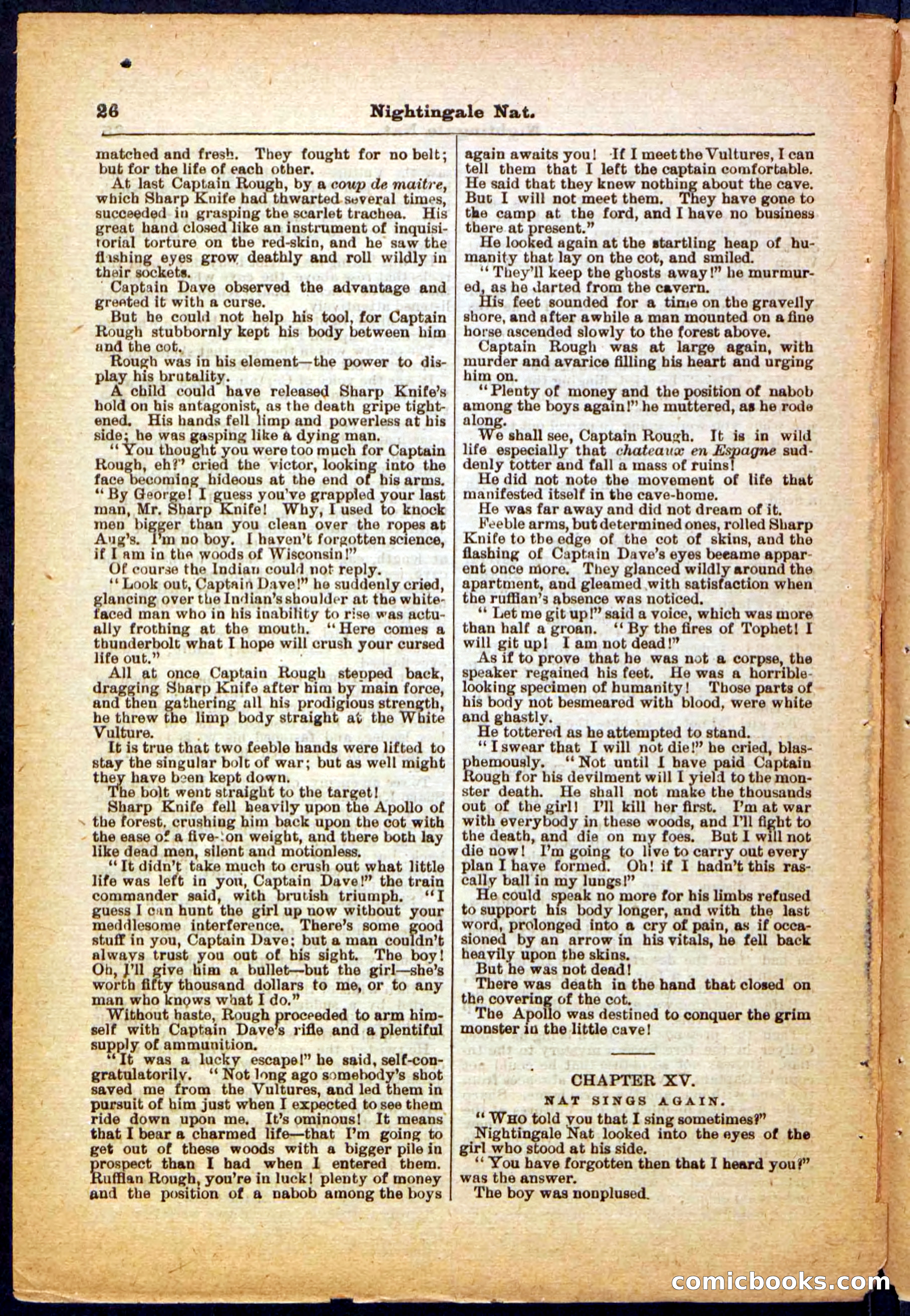 Beadle's Pocket Library, No. 31 — page 26 of 32