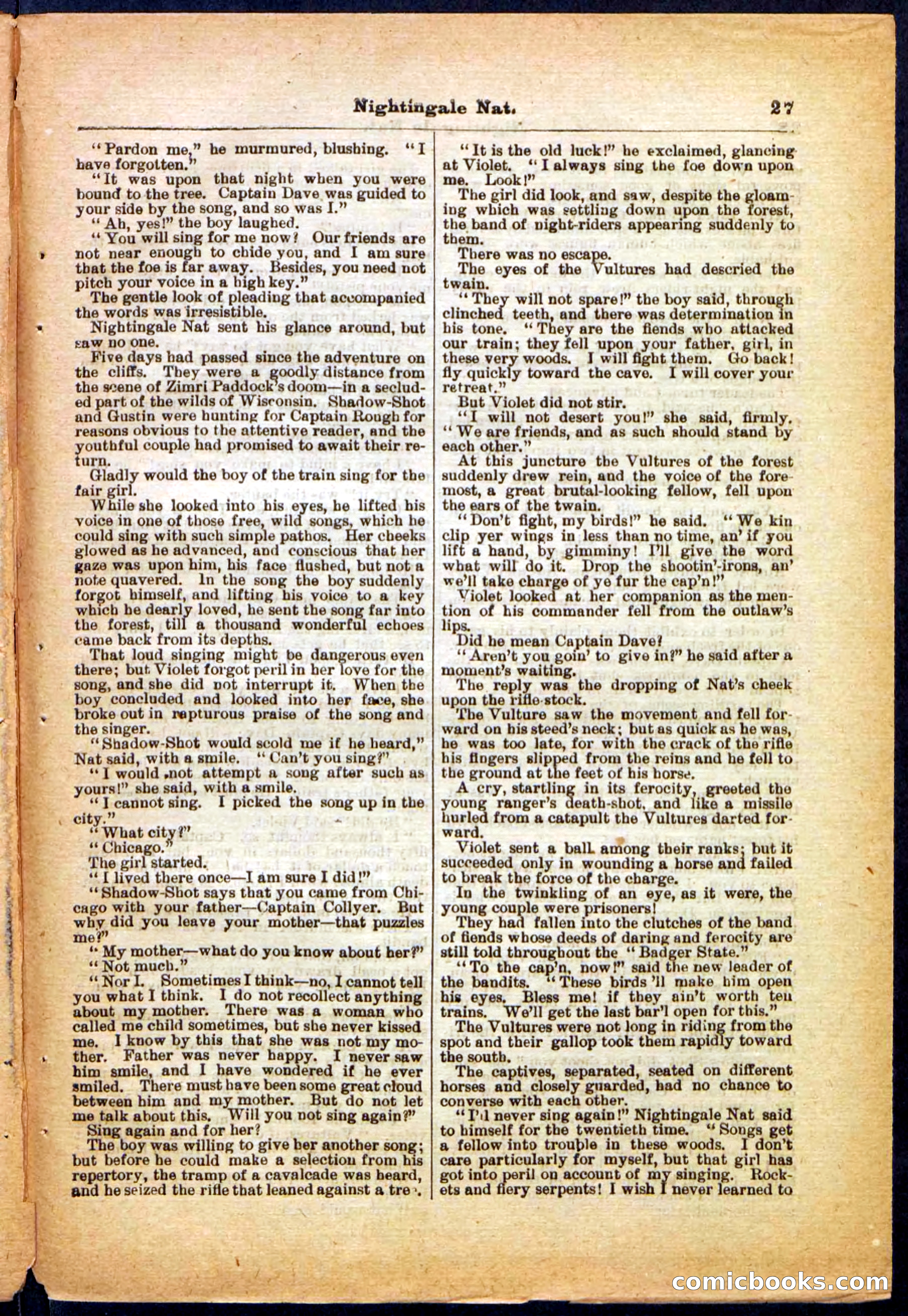 Beadle's Pocket Library, No. 31 — page 27 of 32