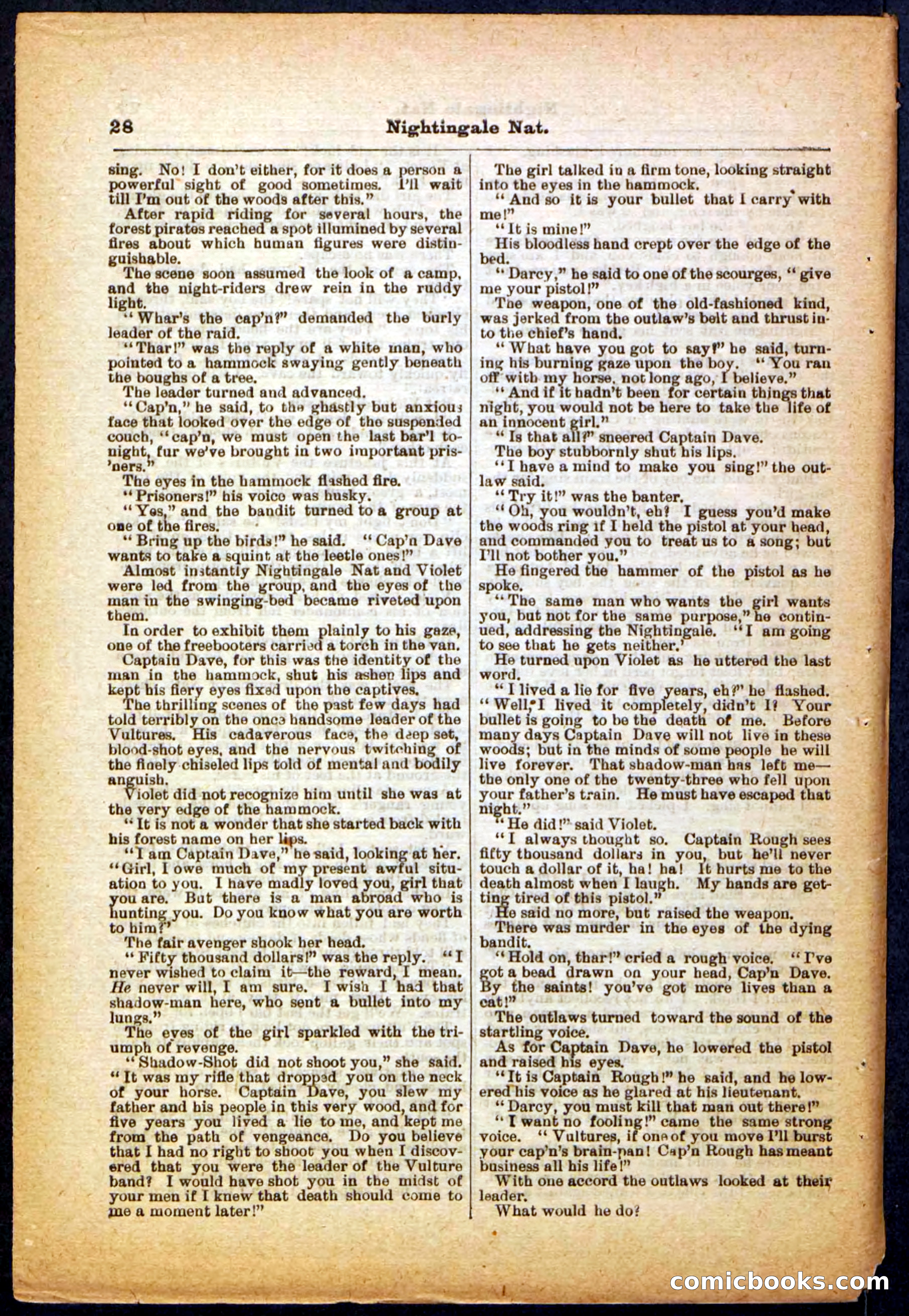 Beadle's Pocket Library, No. 31 — page 28 of 32