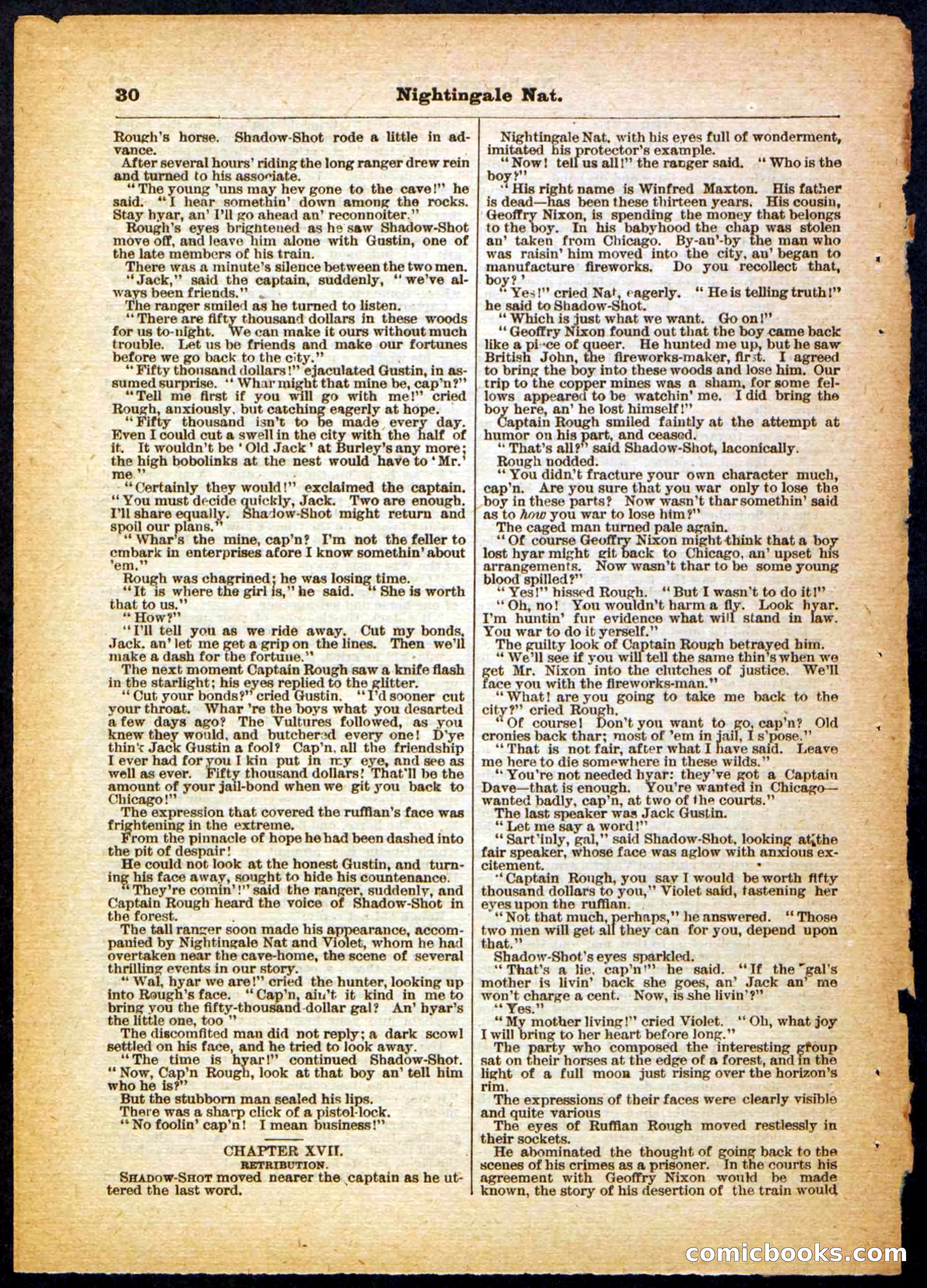 Beadle's Pocket Library, No. 31 — page 30 of 32