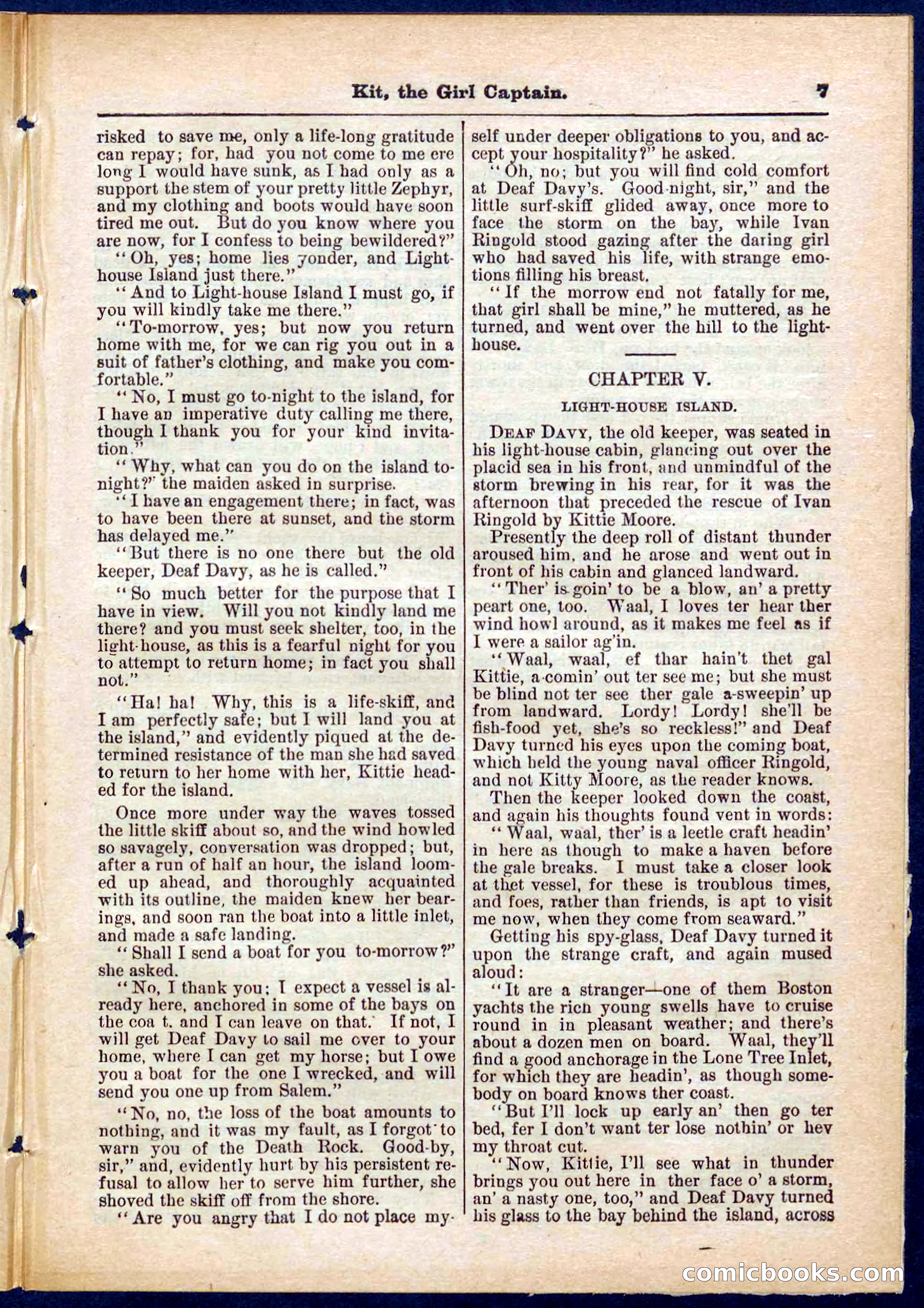 Beadle's Pocket Library No. 310 — page 7 of 32